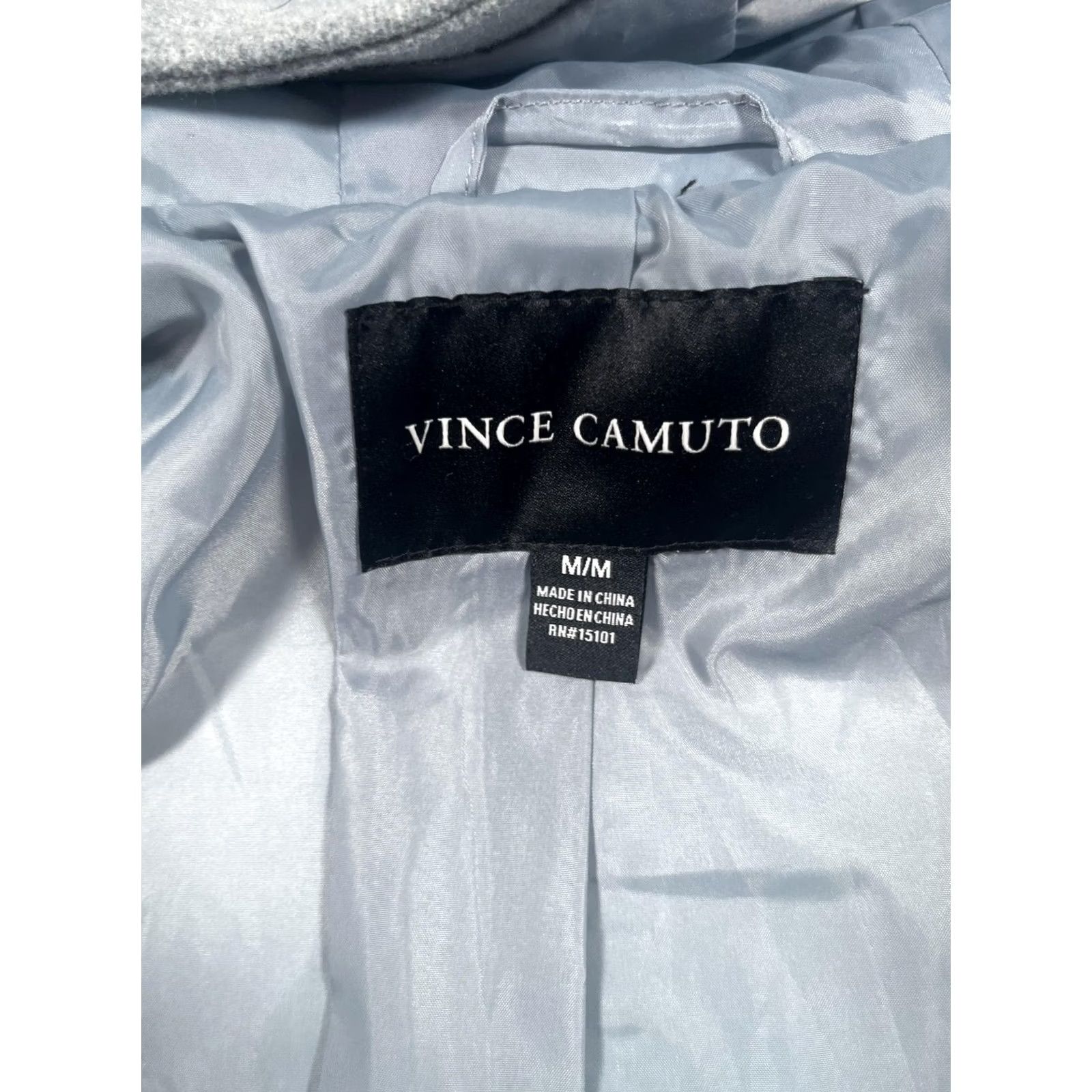 Vince Camuto Vince Camuto Coat Womens Medium Hooded Full Zip Recycled Polyester Winter Jacket Gray Size M / US 6-8 / IT 42-44 - 3 Thumbnail