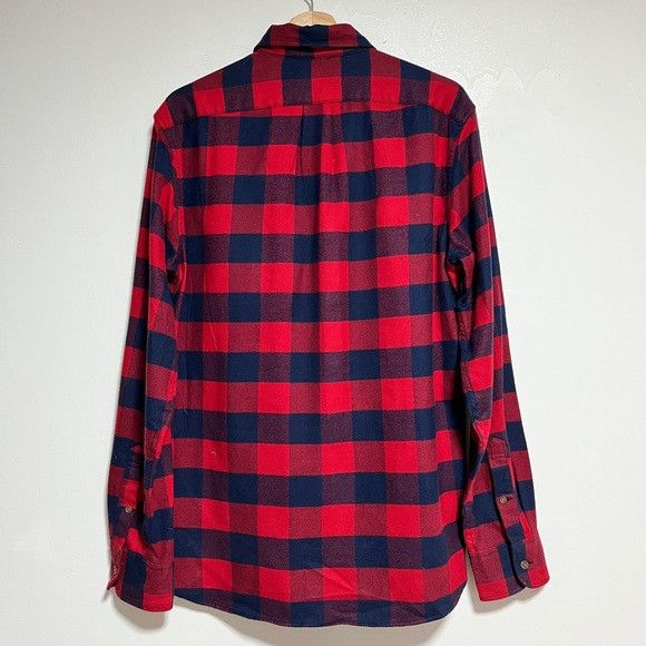 J.Crew J.Crew Red Navy Buffalo Check Shirt Slim Fit Size M Size US M / EU 48-50 / 2 - 5 Thumbnail
