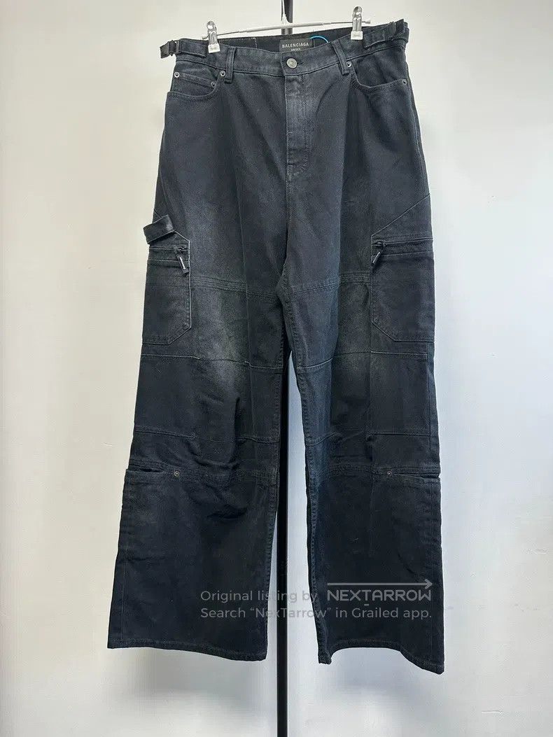 Balenciaga Balenciaga size M Labeled Casual Wide Leg Denim Pants Size US 27 - 1 Thumbnail
