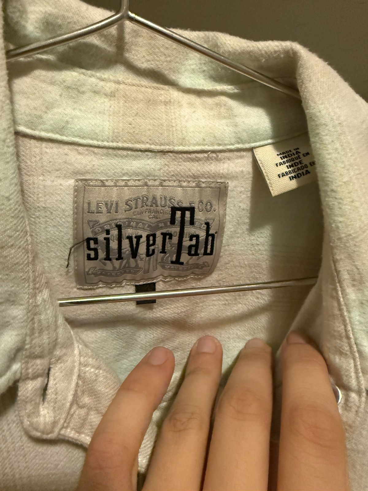 Levi's Vintage Clothing Vintage Levi's Silver Tab Button Down Flannel Shirt Size US M / EU 48-50 / 2 - 4 Thumbnail