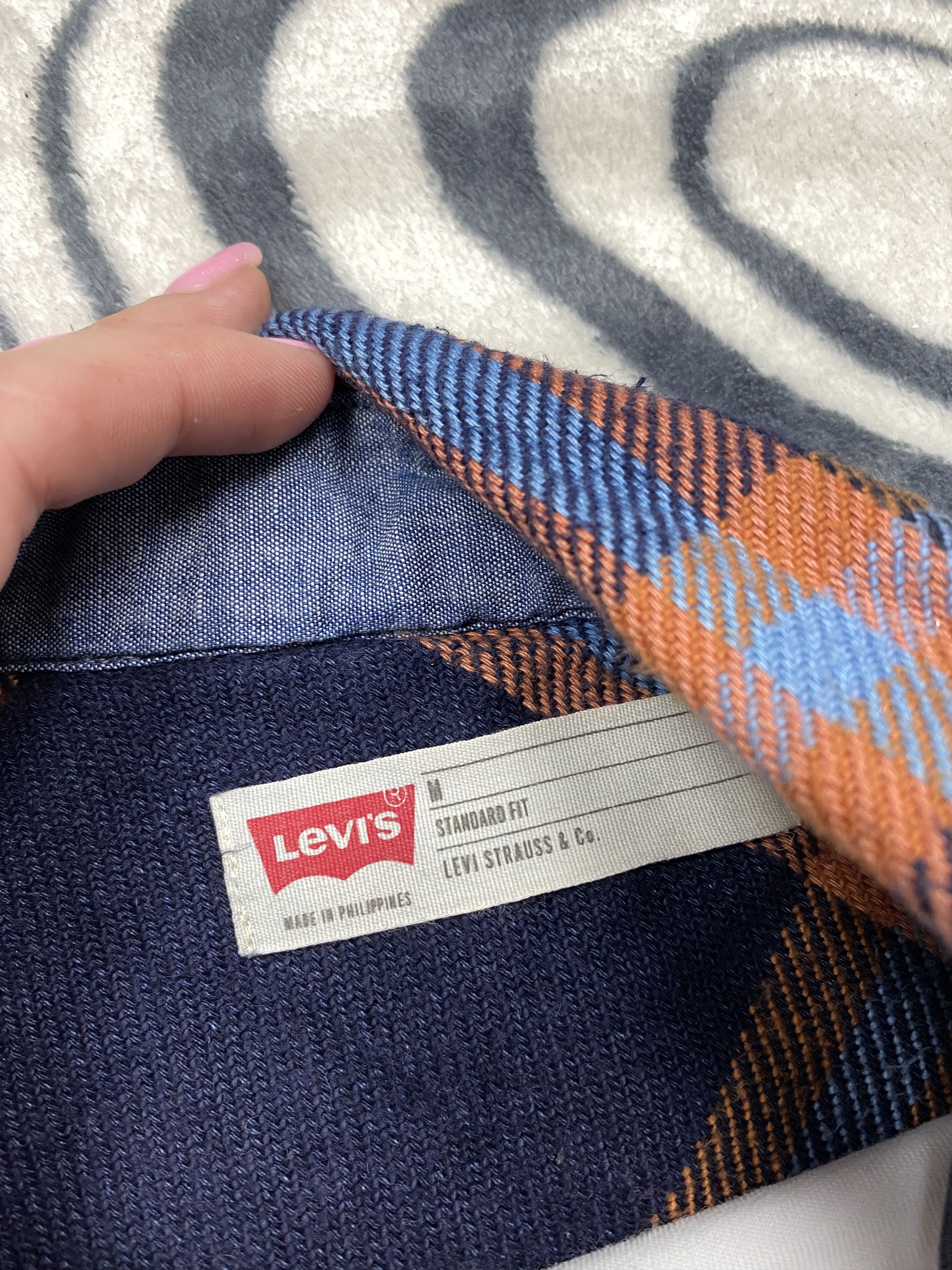 Levi's Levi's Vintage Mens Flannel Overshirt Shirt Size US M / EU 48-50 / 2 - 4 Thumbnail