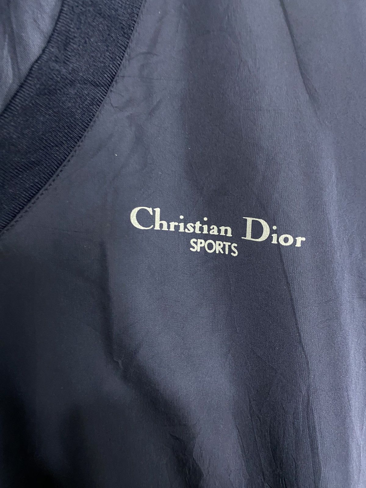 Christian Dior Monsieur Christian dior sport vintage vneck jacket Size US L / EU 52-54 / 3 - 3 Thumbnail