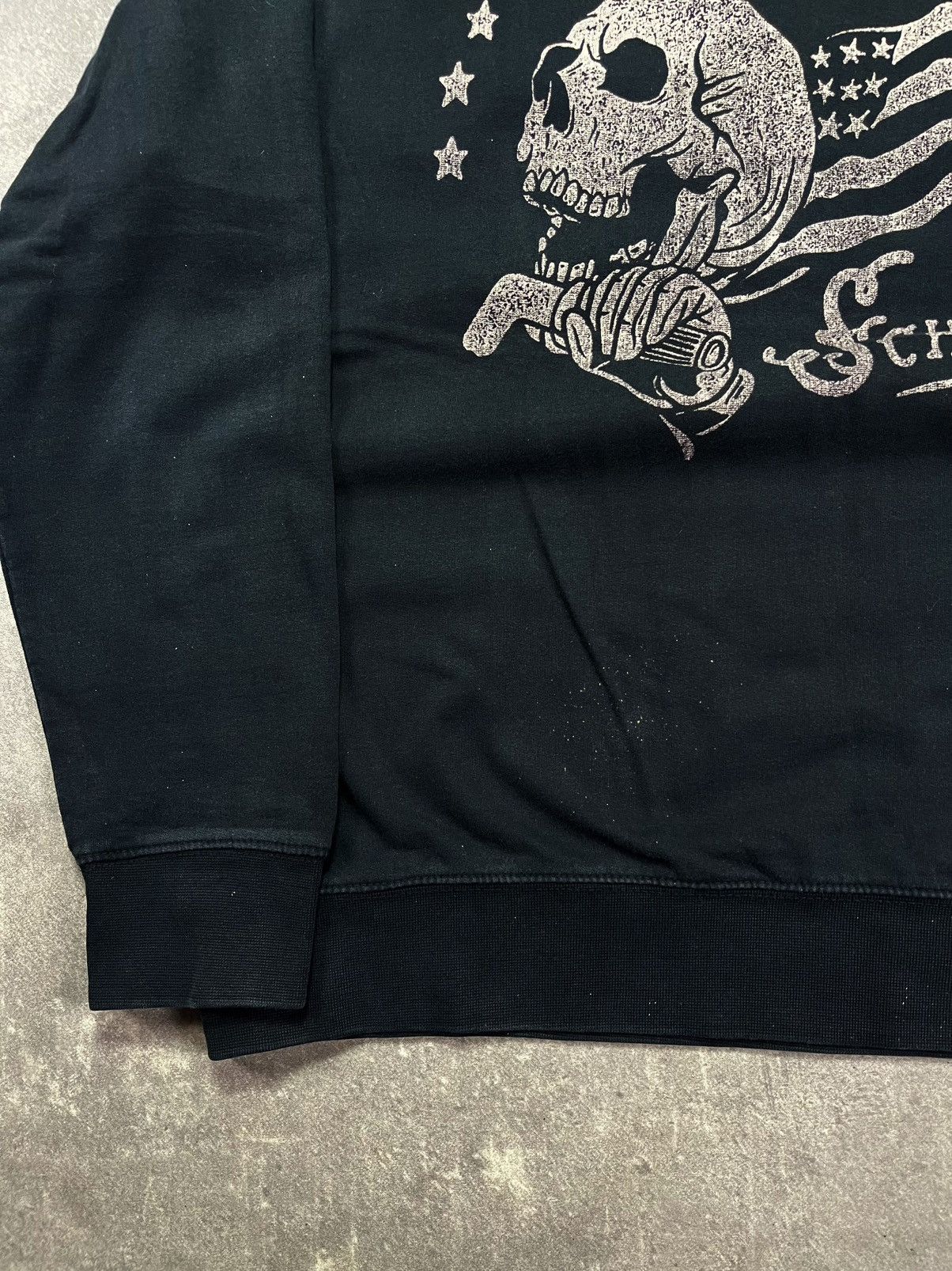Schott Schott Vintage Skull Logo Crewneck Sweatshirt XL Size US XL / EU 56 / 4 - 5 Thumbnail