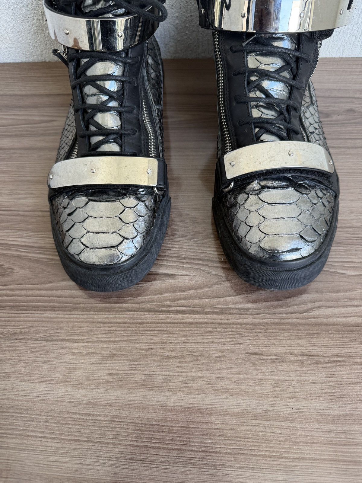 Giuseppe Zanotti Rare‼️🔥Croc embossed leather Size US 13 / EU 46 - 6 Thumbnail