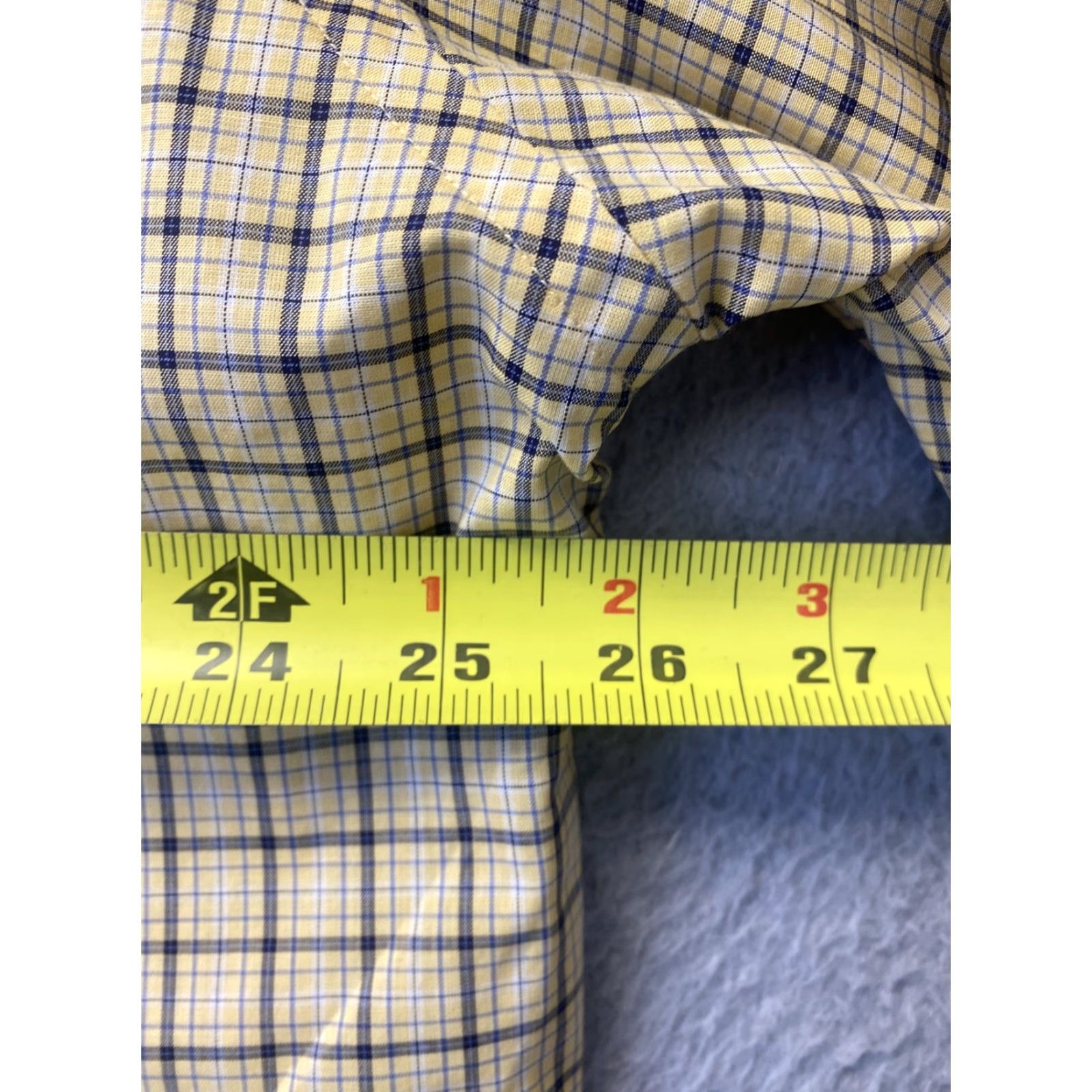 Cremieux Daniel Cremieux Shirt Classics Mens XL Yellow Plaid Button /109-8 Size US XL / EU 56 / 4 - 5 Thumbnail