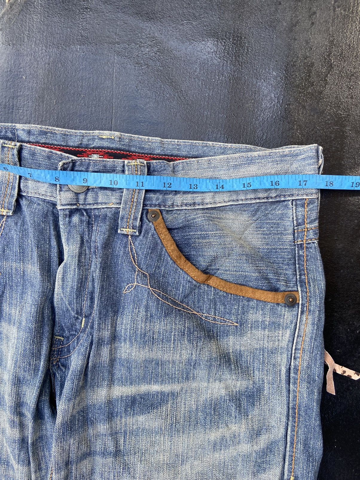 Edwin Vintage Edwin distressed fashion kmrii if six was nine Size US 35 - 16 Thumbnail