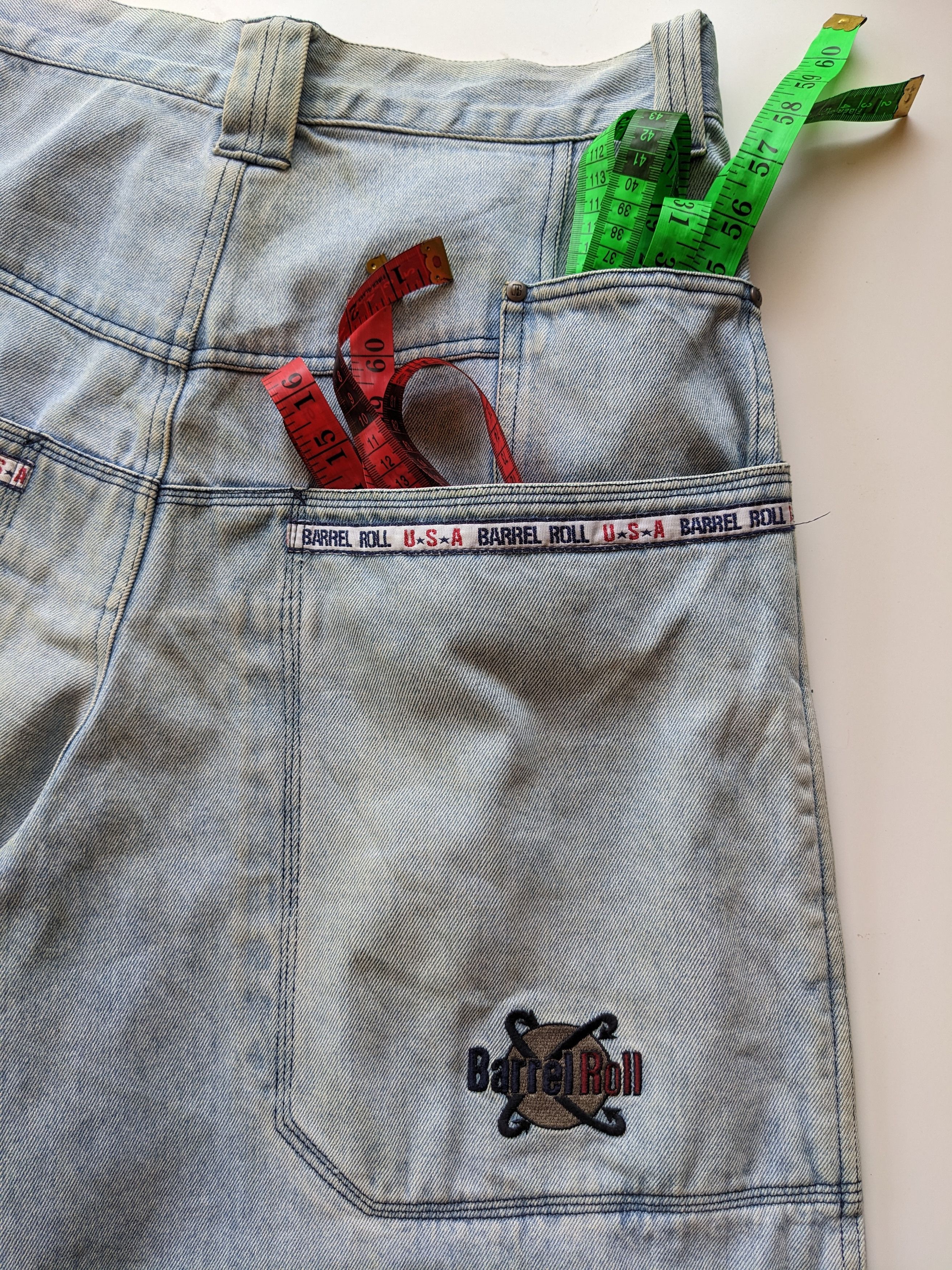 Fubu × JNCO × Vintage Vintage Barrel Roll baggy like jnco flamehead Size US 30 / EU 46 - 6 Thumbnail