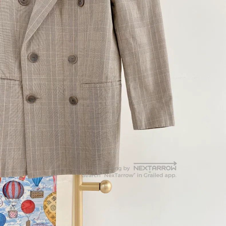 Balenciaga Balenciaga Tartan Blazer Jacket Size XXS / US 00 / IT 34 - 4 Thumbnail