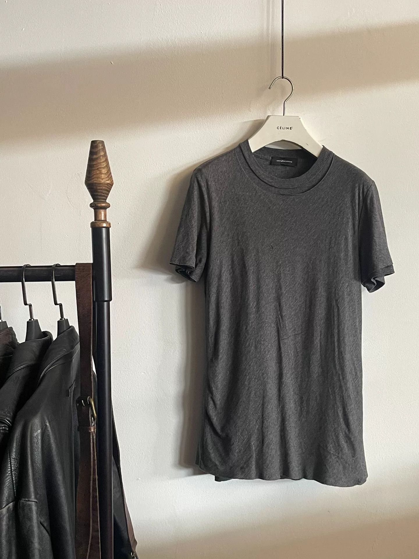 Kris Van Assche Kris Van Assche Wool Layered T-Shirt Size US S / EU 44-46 / 1 - 1 Thumbnail