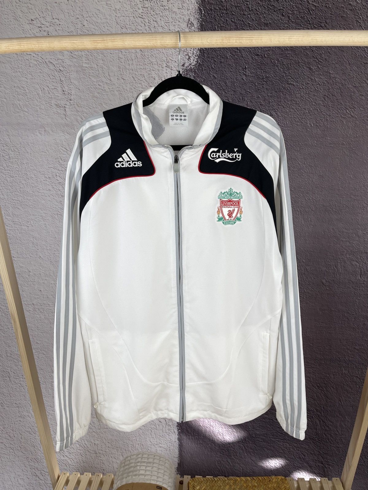 Adidas Adidas Liverpool vintage 2008 track top jacket soccer Size US L / EU 52-54 / 3 - 1 Thumbnail