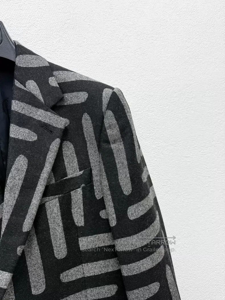 Versace Versace Main line full wool suit single suit Size 50S - 4 Thumbnail