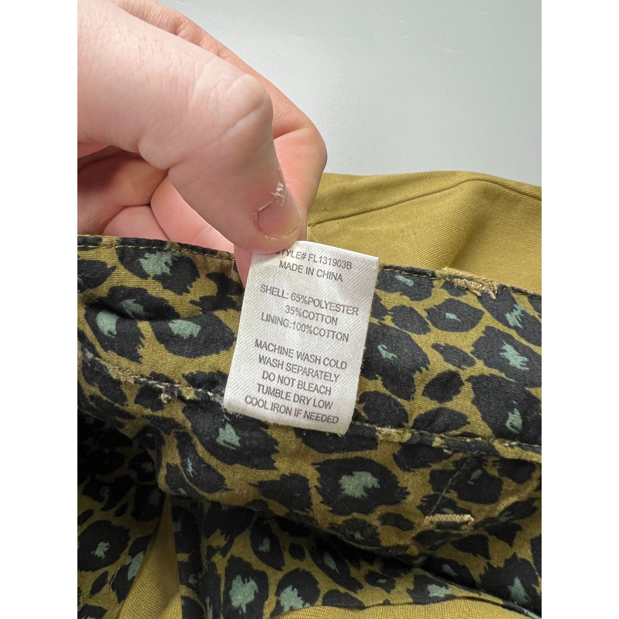 Mishka Mishka Muwka Skateboarding Leopard Chino Pants (Y0975) Size US 32 / EU 48 - 10 Thumbnail