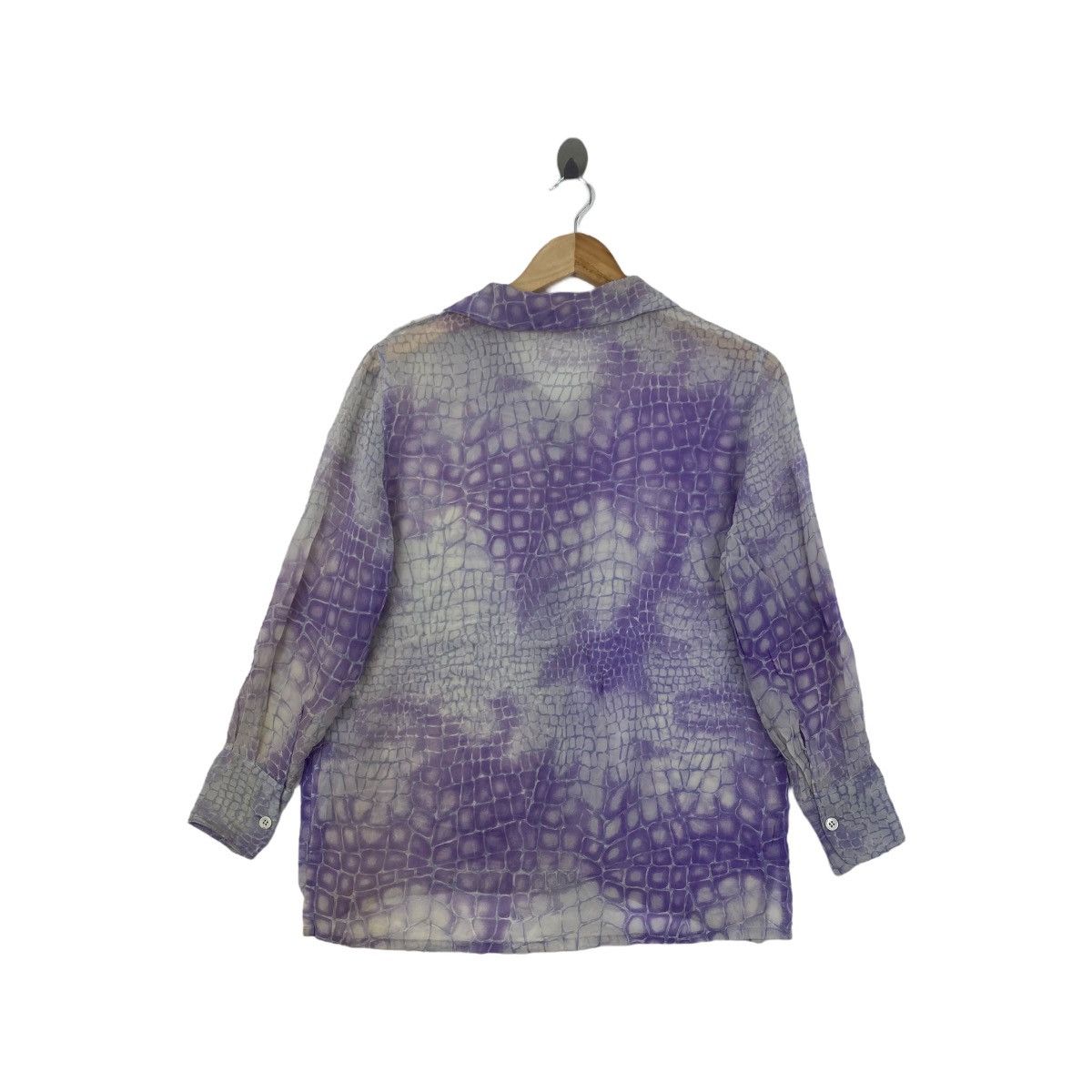 Vintage Vintage PAOLO TONALI Blouse Crocodile Ovp Italy Size XL / US 12-14 / IT 48-50 - 3 Thumbnail