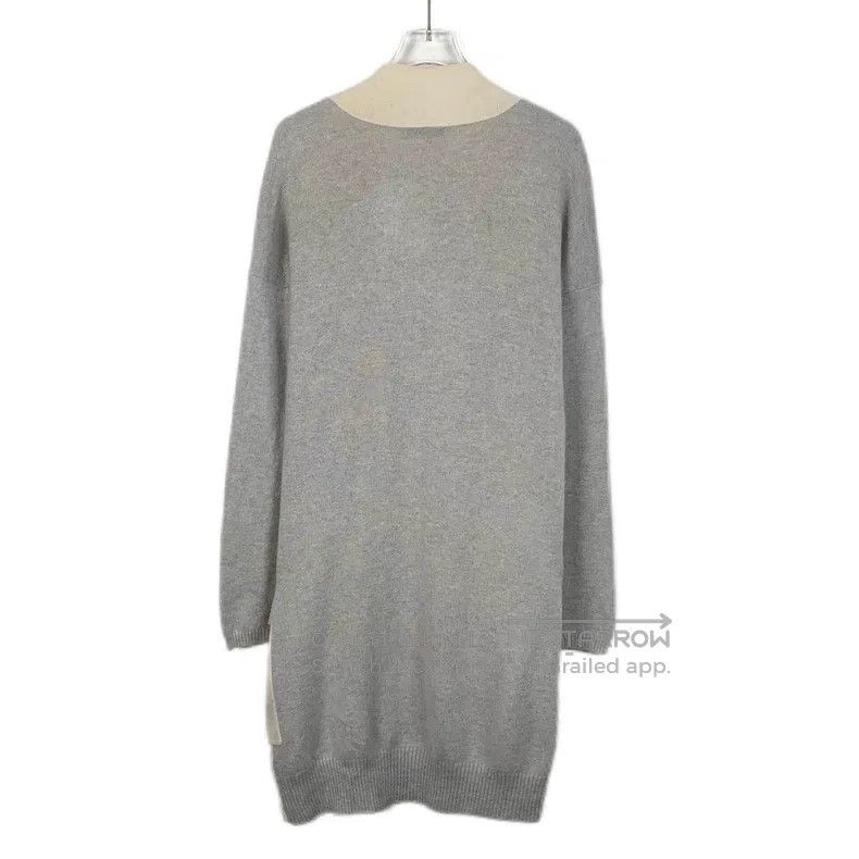 Max Mara Max Mara Color Block Long Sleeve Cashmere Long Cardigan Ja Size S / US 4 / IT 40 - 2 Thumbnail