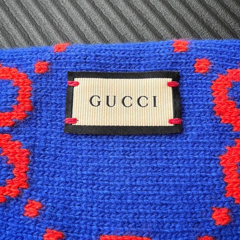 Gucci Gucci 22FW autumn and winter show wool scarf Size ONE SIZE - 5 Thumbnail