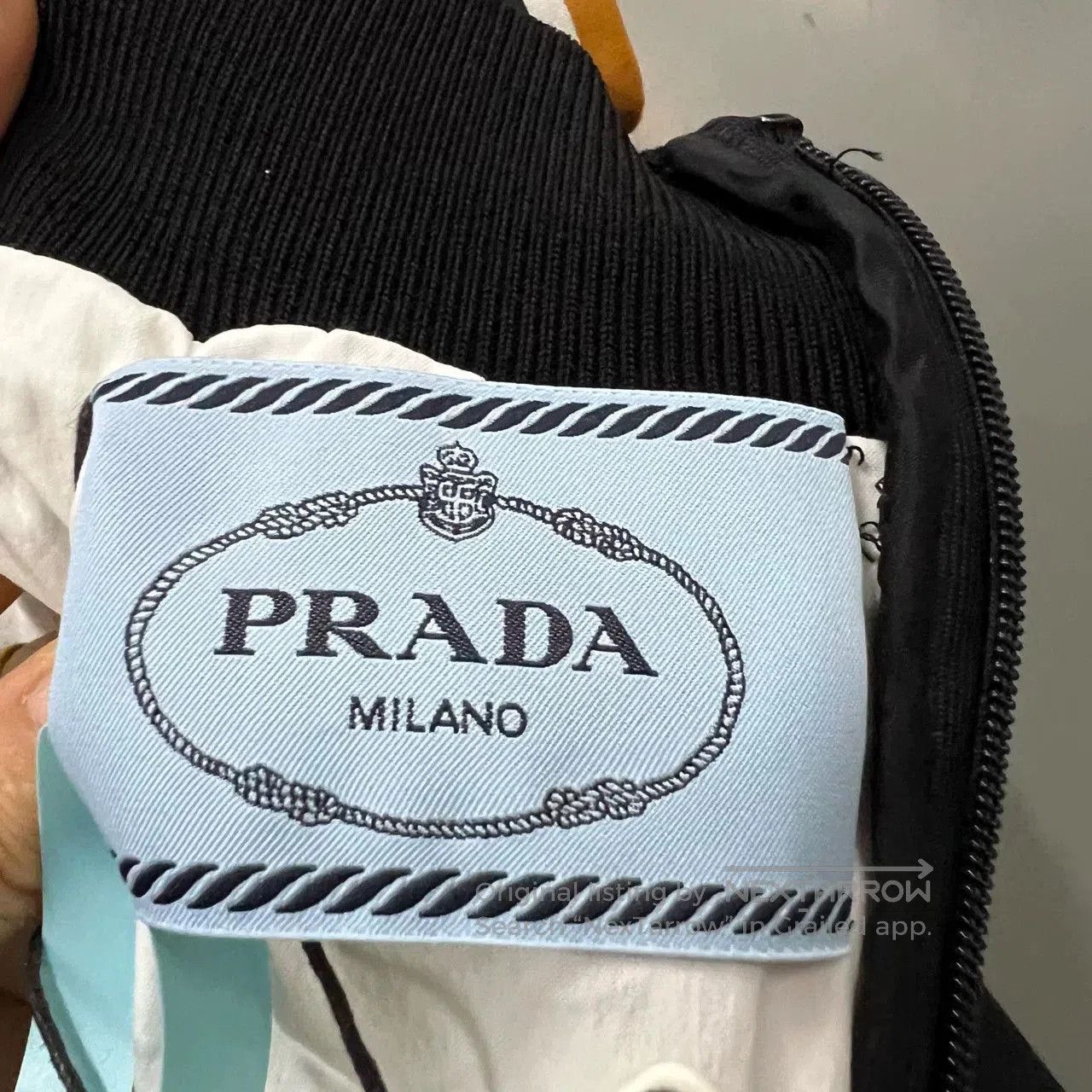 Prada PRADA Colorblock Stripe Triangle Logo Dress. Size S / US 4 / IT 40 - 4 Thumbnail