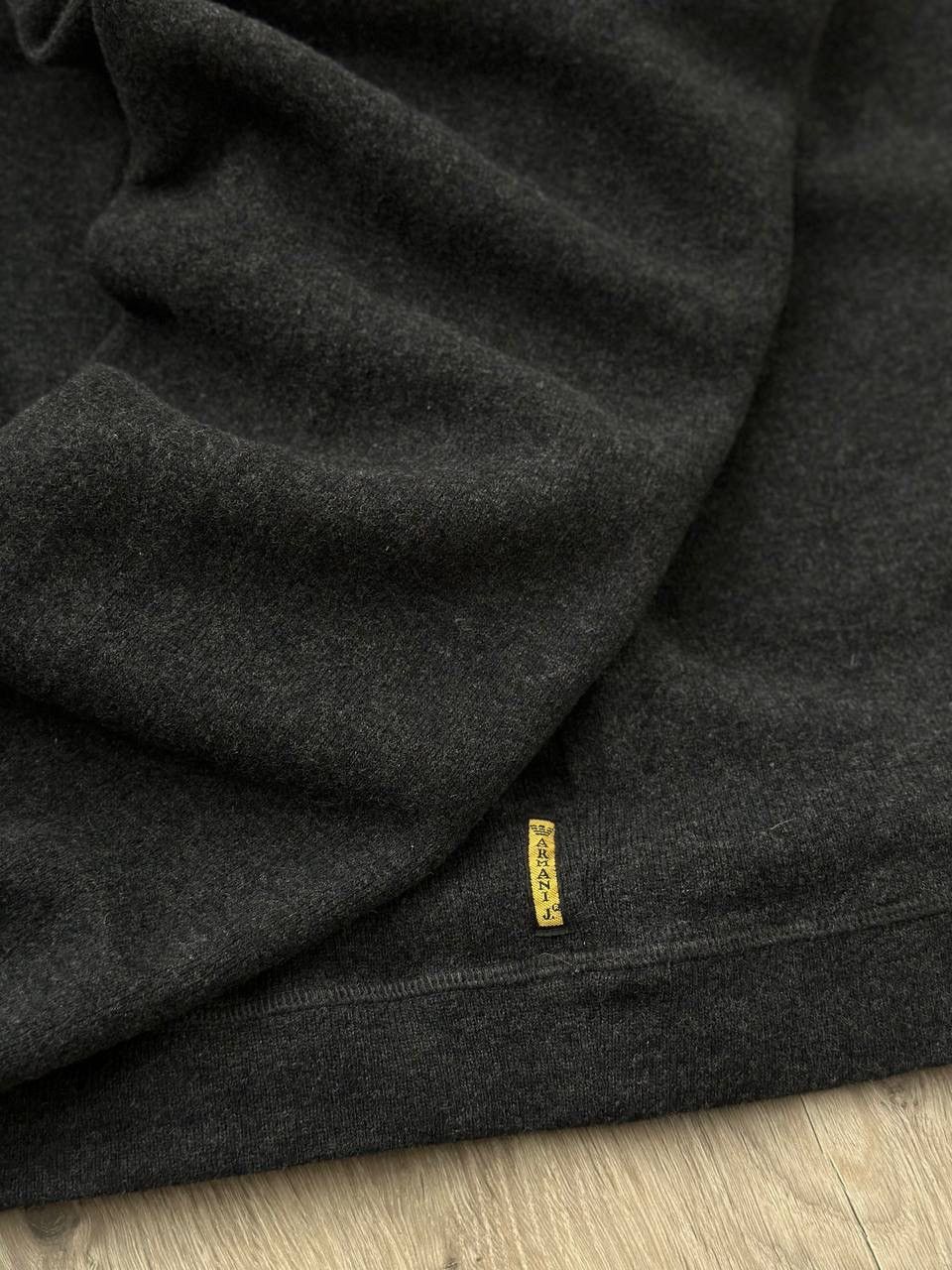 Armani × Vintage Vintage Armani Jeans Navy Gray Sweater Size US XL / EU 56 / 4 - 9 Thumbnail