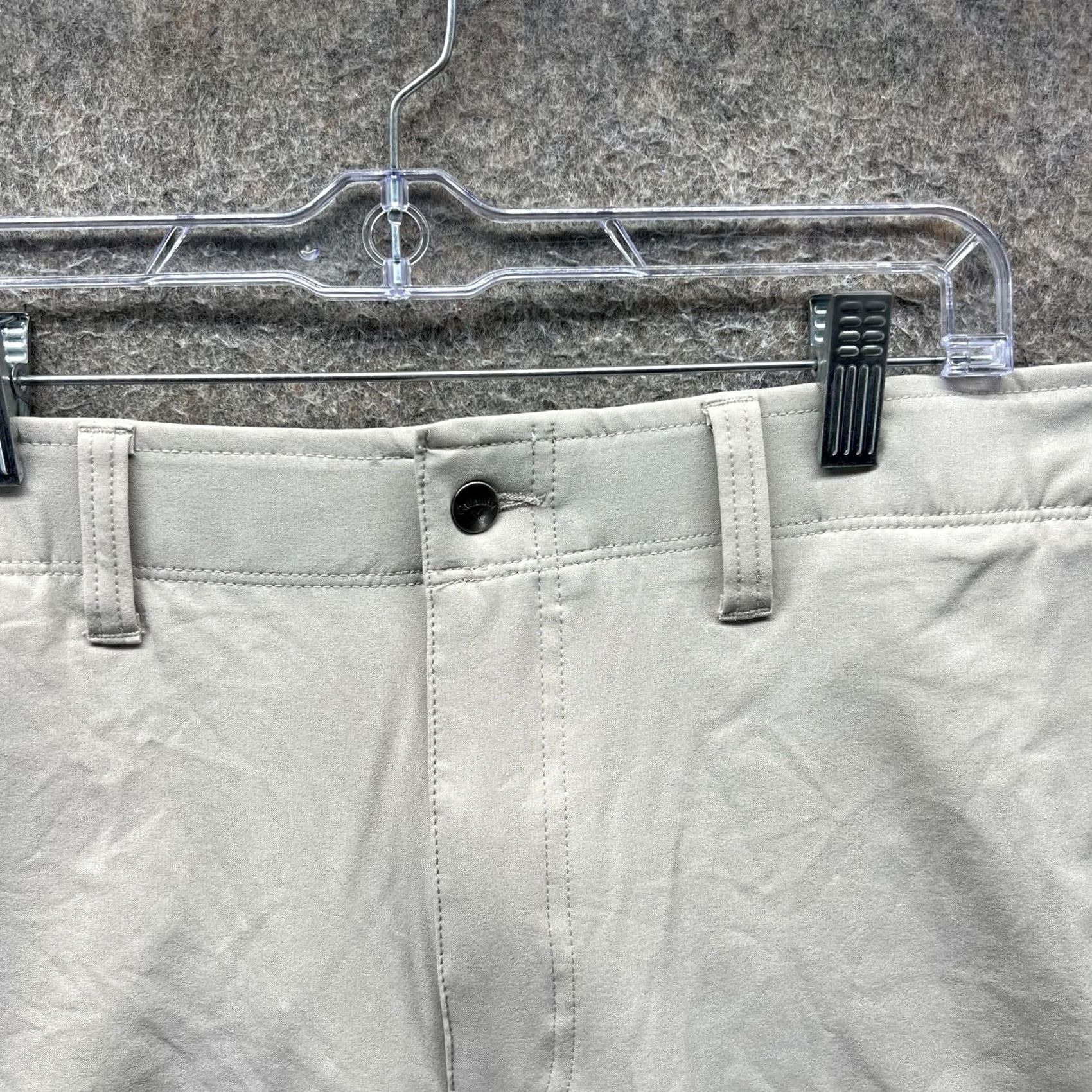 Callaway Callaway Shorts Mens 38 Beige Golf Stretch Flat Front Chino Performance Pocketed Size US 38 / EU 54 - 4 Thumbnail