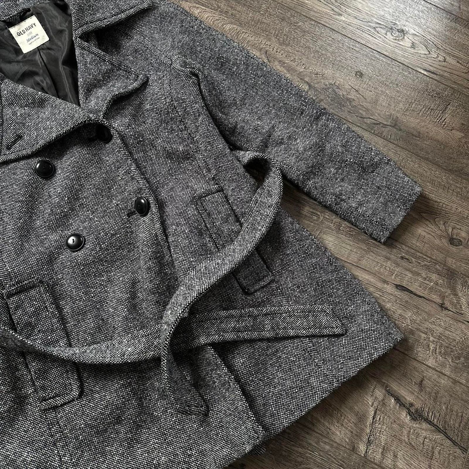 Old Navy Beautiful Vintage Y2K Old Navy Grey Tactical Peacoat Jacket Size M / US 6-8 / IT 42-44 - 2 Thumbnail