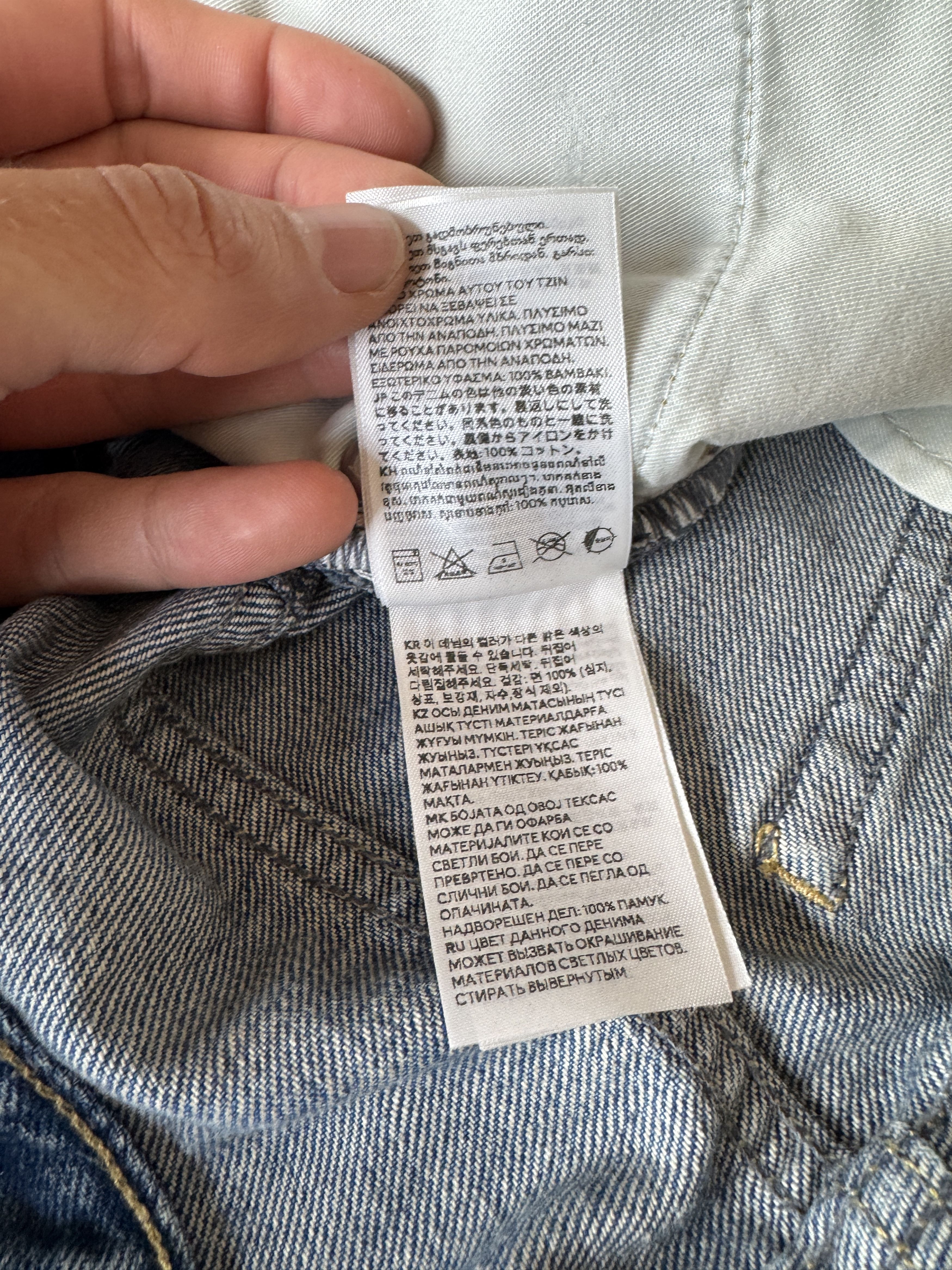 H&M × Jean-Michel Basquiat × Who Decides War Distressed rhinestone graphic jeans Size US 30 / EU 46 - 21 Thumbnail