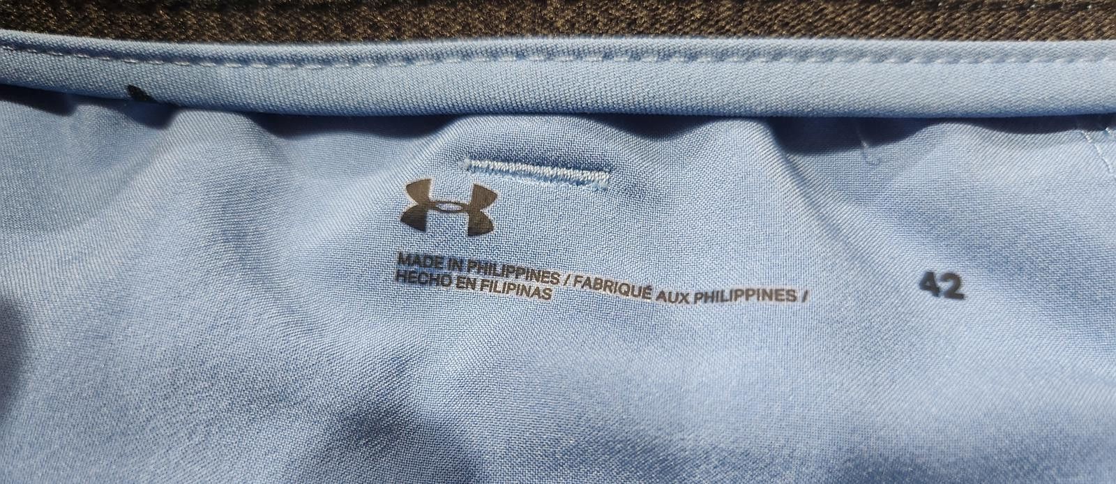 Under Armour Under Armour UA Drive Printed Golf Shorts Men's 42 Blue Size US 42 / EU 58 - 9 Thumbnail