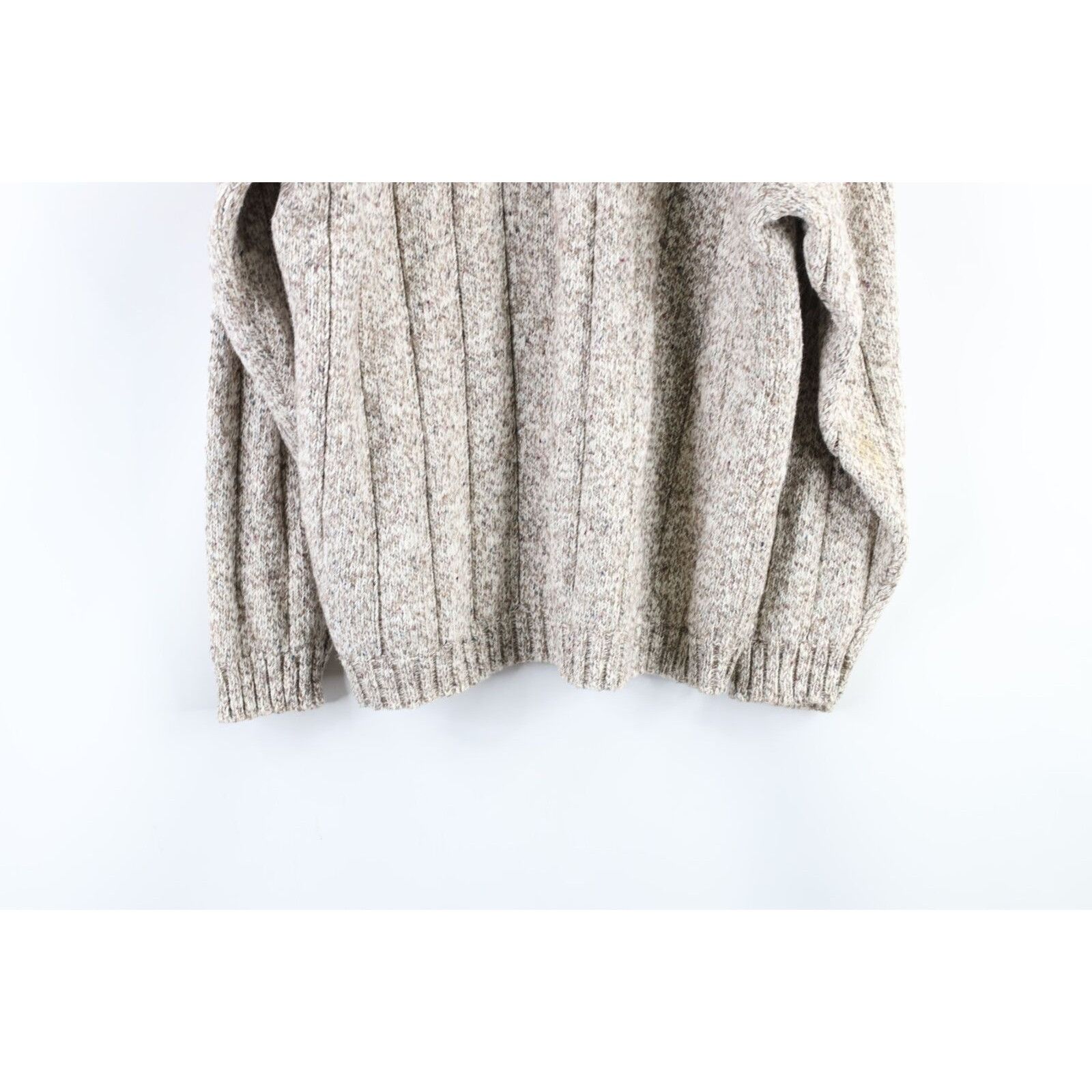 Vintage Vintage 90s Streetwear Wool Blend Knit Henley Sweater Size L / US 10 / IT 46 - 9 Thumbnail