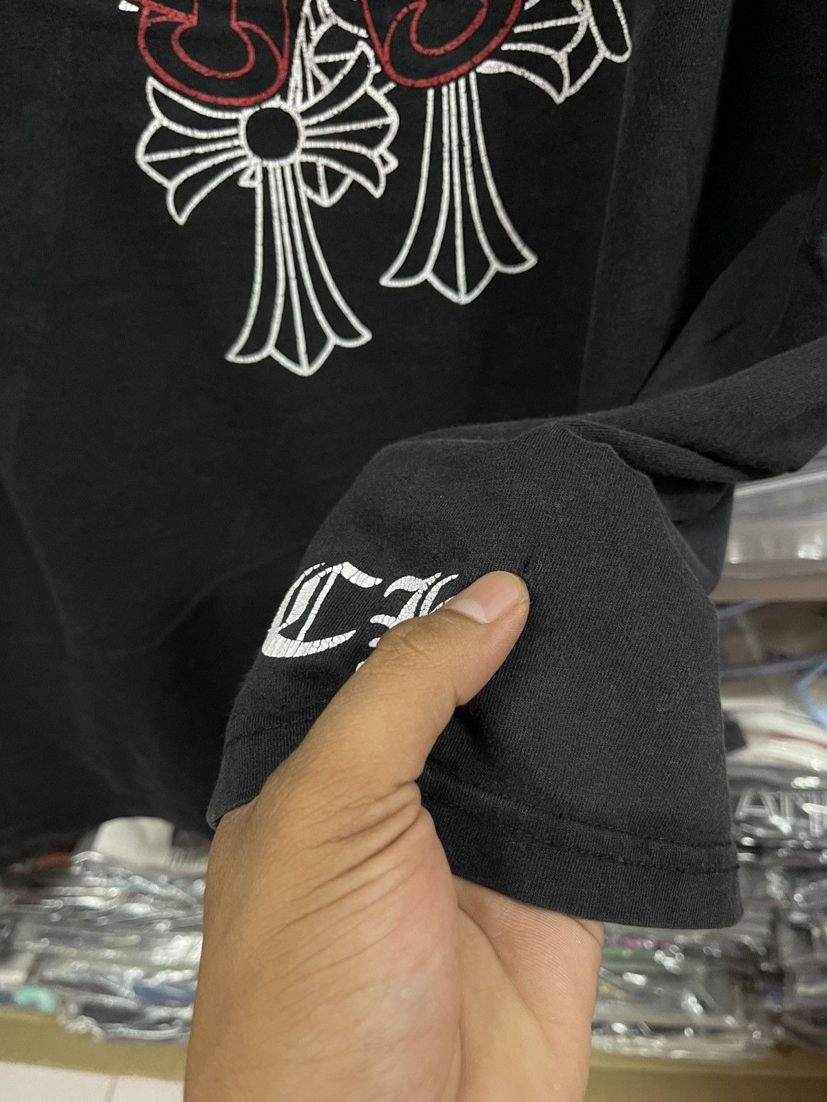 Chrome Hearts Chrome Hearts Red Horseshoe🔥🔥🔥 Size US XXL / EU 58 / 5 - 14 Thumbnail