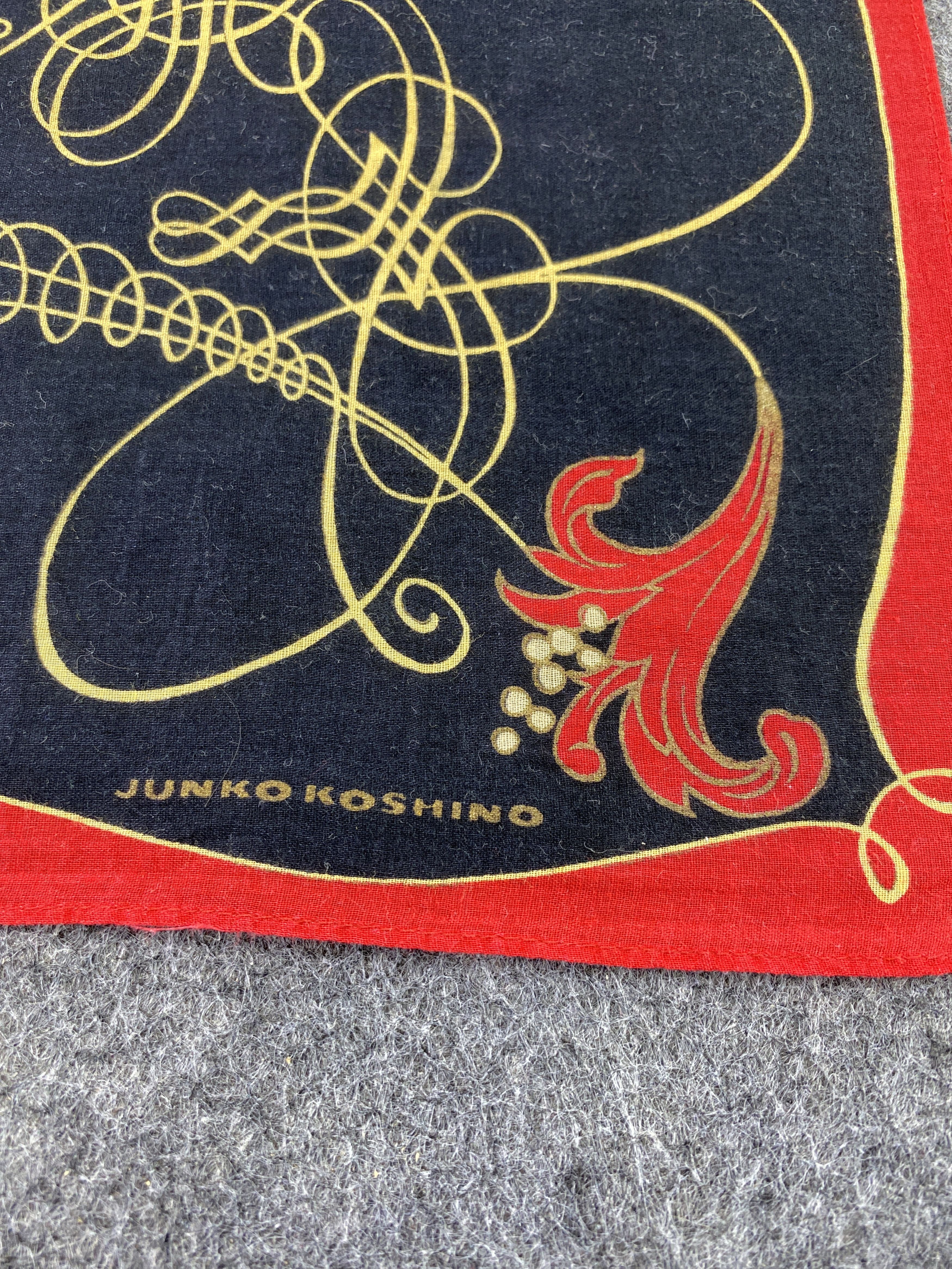 Japanese Brand Junko Koshino Handkerchief / Bandana / Neckerchief-B344 Size ONE SIZE - 5 Thumbnail