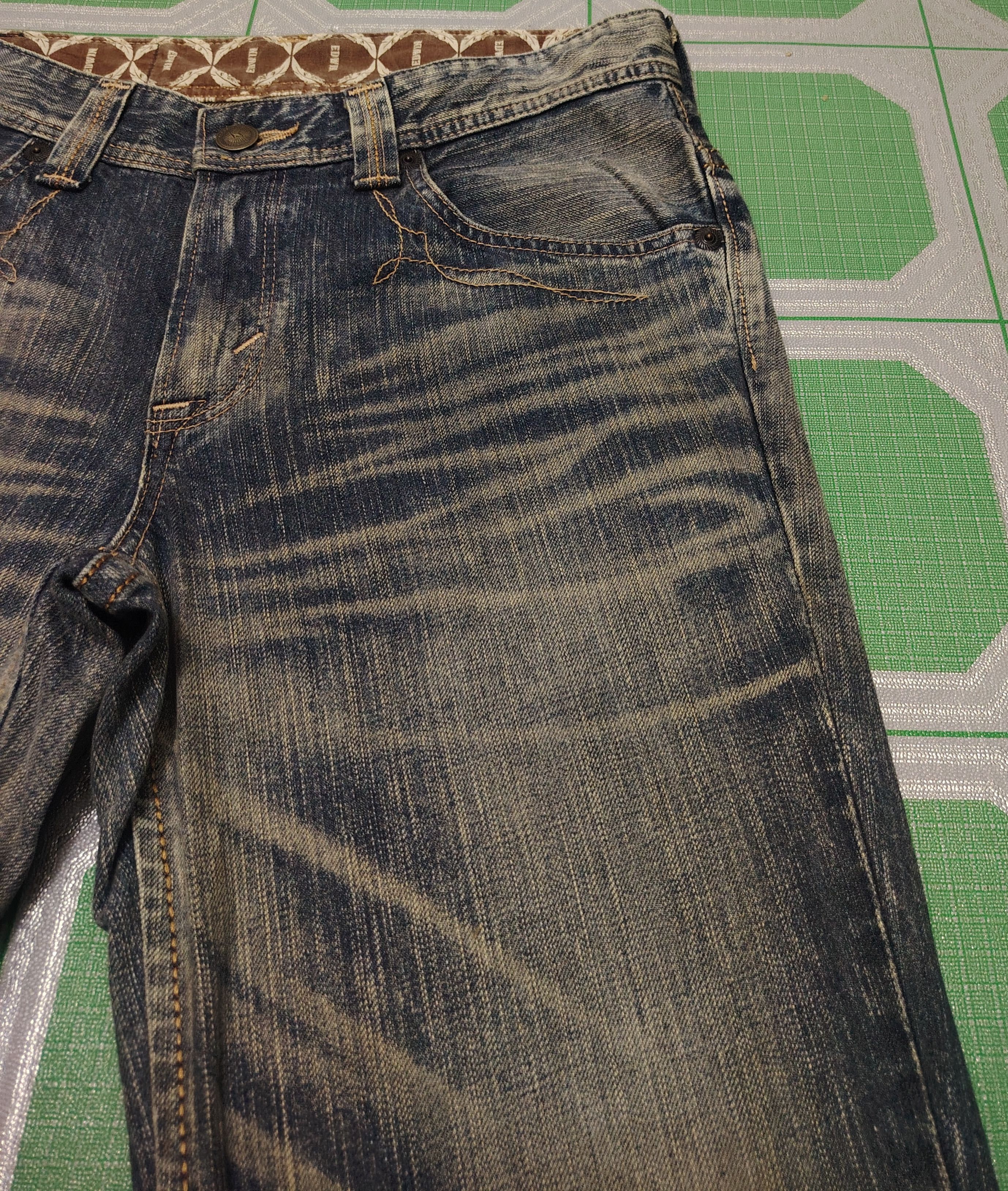 If Six Was Nine Japanese Edwin Flared Jeans Distressed Jeans Size US 31 - 10 Thumbnail