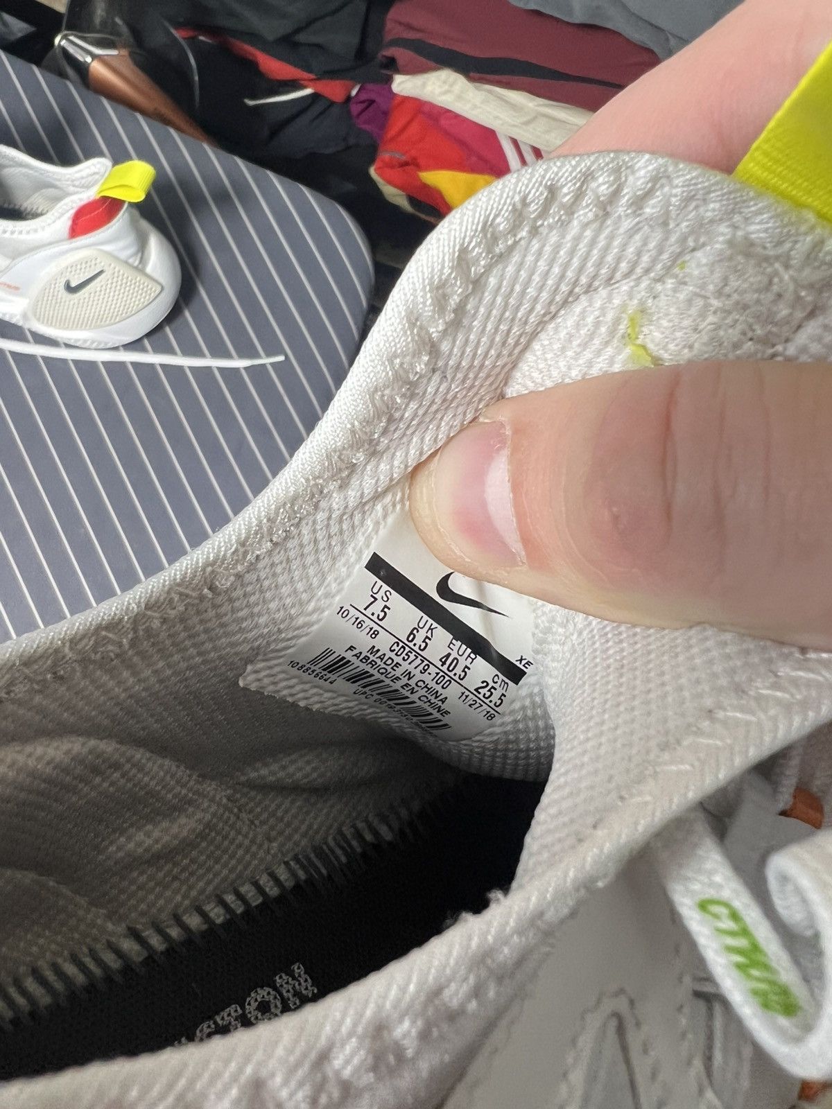 Heron Preston × Nike Nike x Heron Preston Huarache E.D.G.E. White Size US 7.5 Size US 7.5 / EU 40-41 - 16 Thumbnail