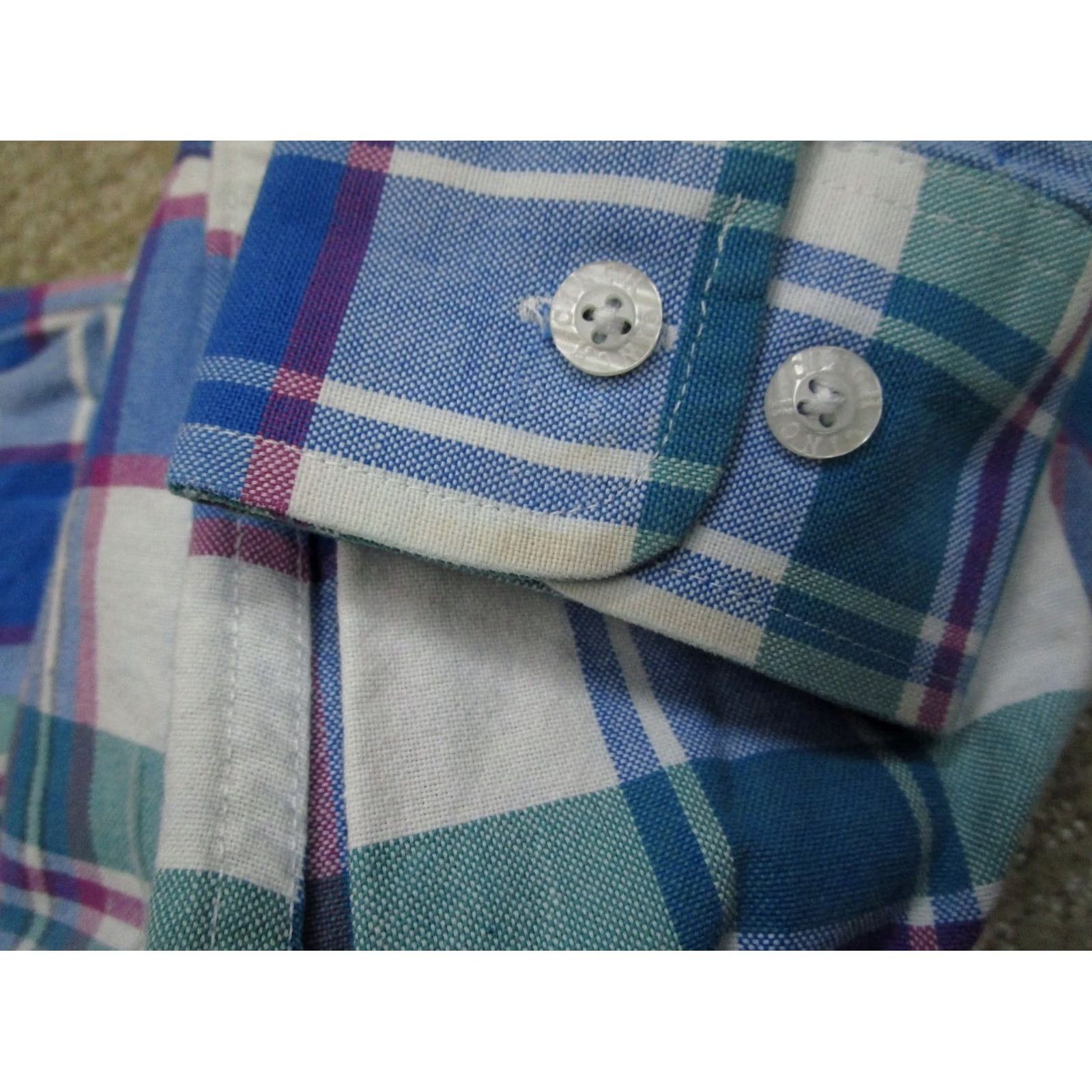 Vintage Cinch Button-Down Shirt Men Small Blue Plaid Western Long Sleeve Shirt Button-Up Mens XS? Size US S / EU 44-46 / 1 - 7 Thumbnail