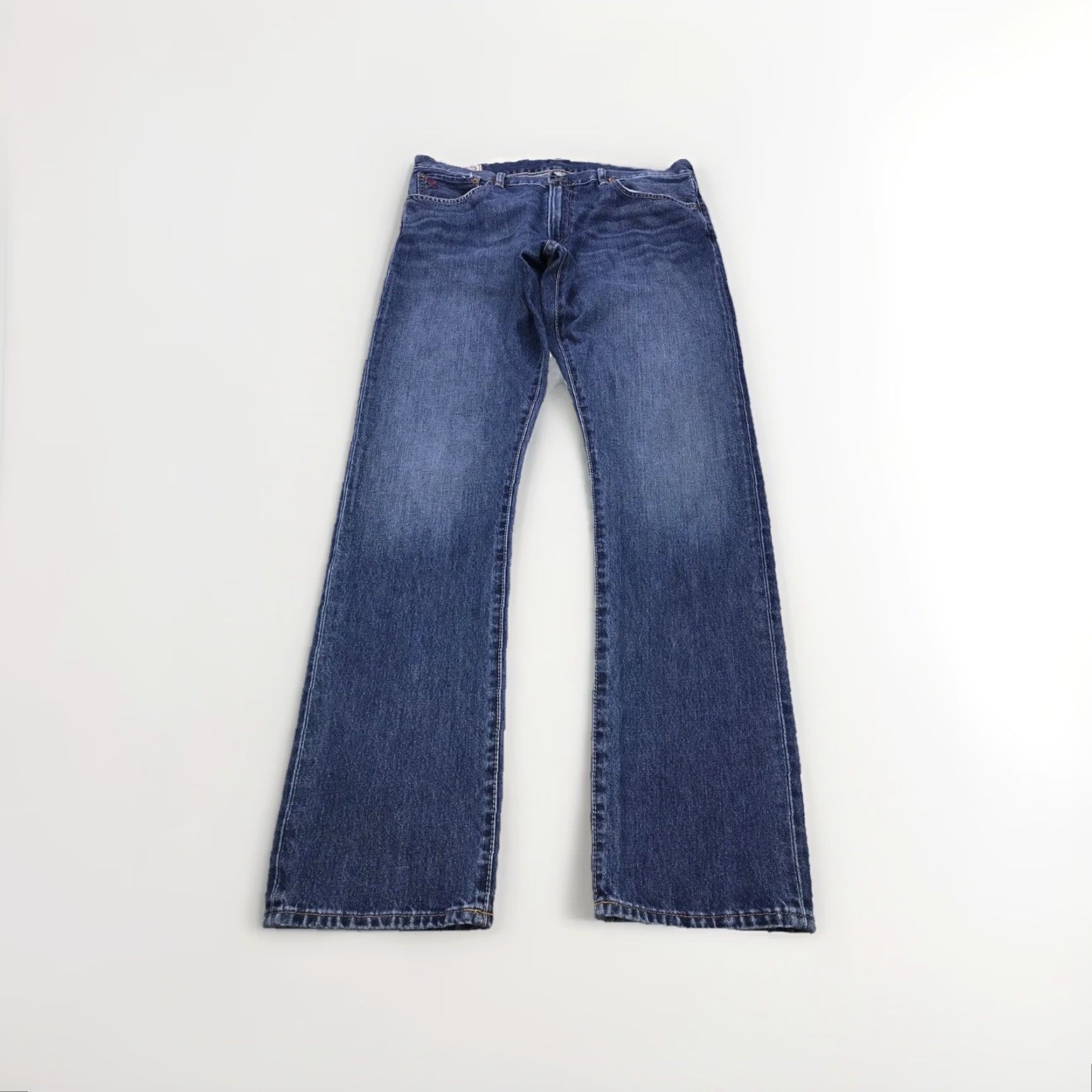 Polo Ralph Lauren Polo Ralph Lauren Jeans Varrick Slim Straight Leg Denim 36x34 Men's Blue Cotton Denim 90s Logo Preppy Distress” Size US M / EU 48-50 / 2 - 3 Thumbnail