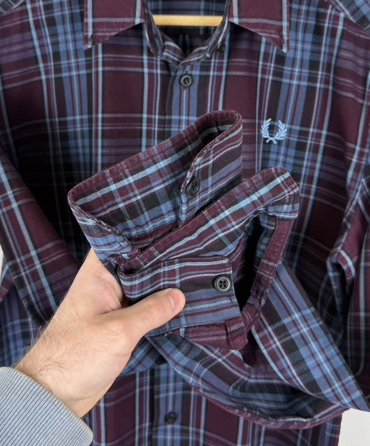 Fred Perry Fred Perry Buttons-Up Check Flannel Shirt Long Sleeve Casual Size US M / EU 48-50 / 2 - 3 Thumbnail