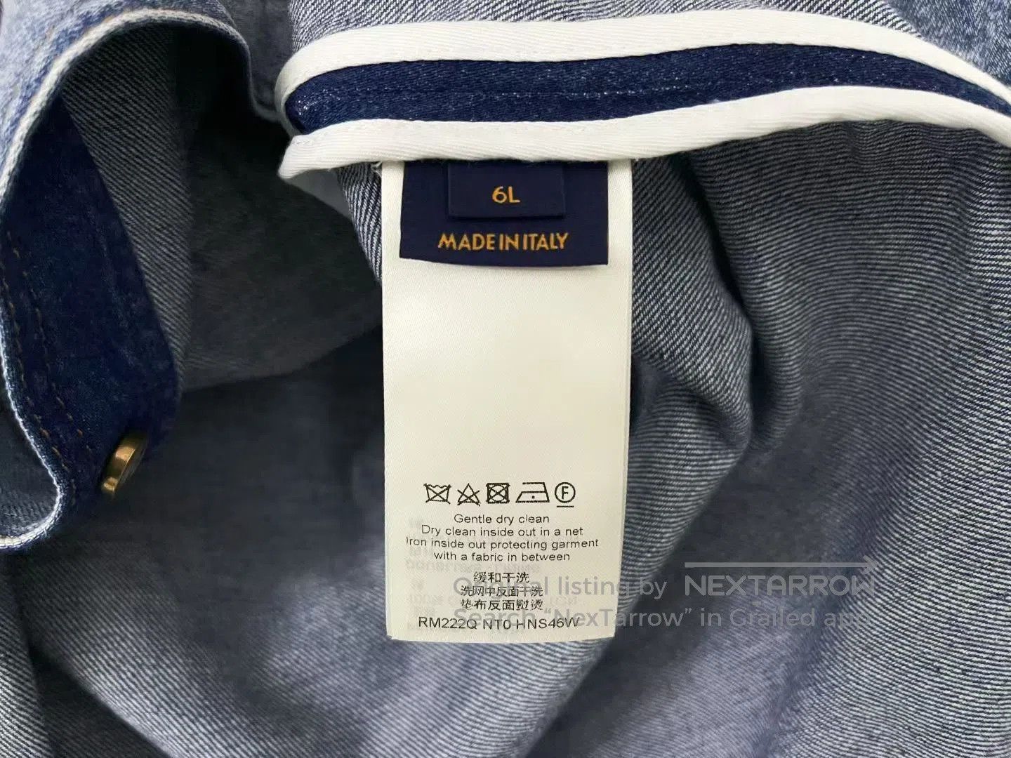 Louis Vuitton Louis Vuitton Blue Denim Shirt Jacket. Size US L / EU 52-54 / 3 - 3 Thumbnail