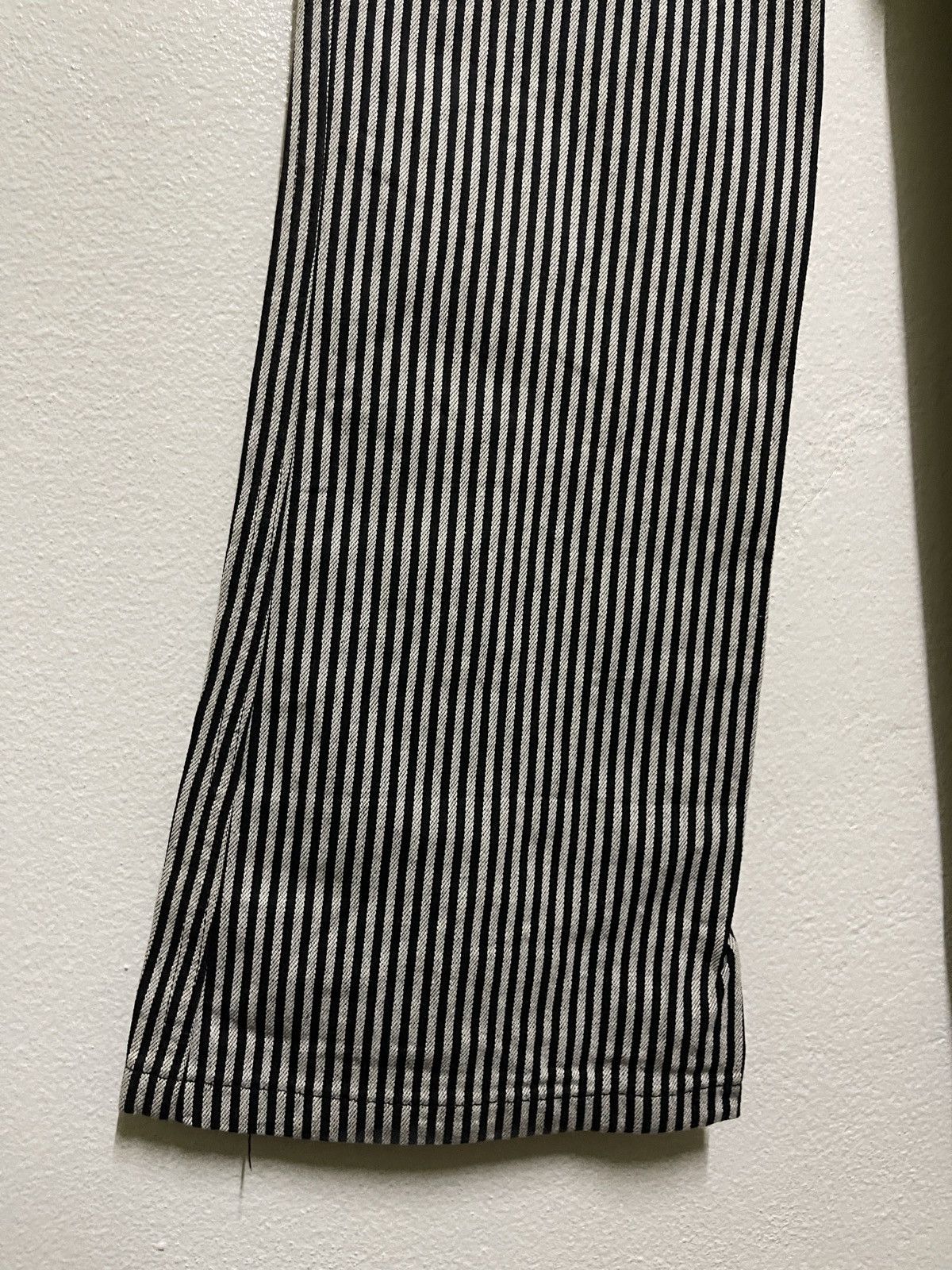 Vintage × agnes b. Agnes b Striped Jeans Size 24" / US 00 / IT 34 - 12 Thumbnail