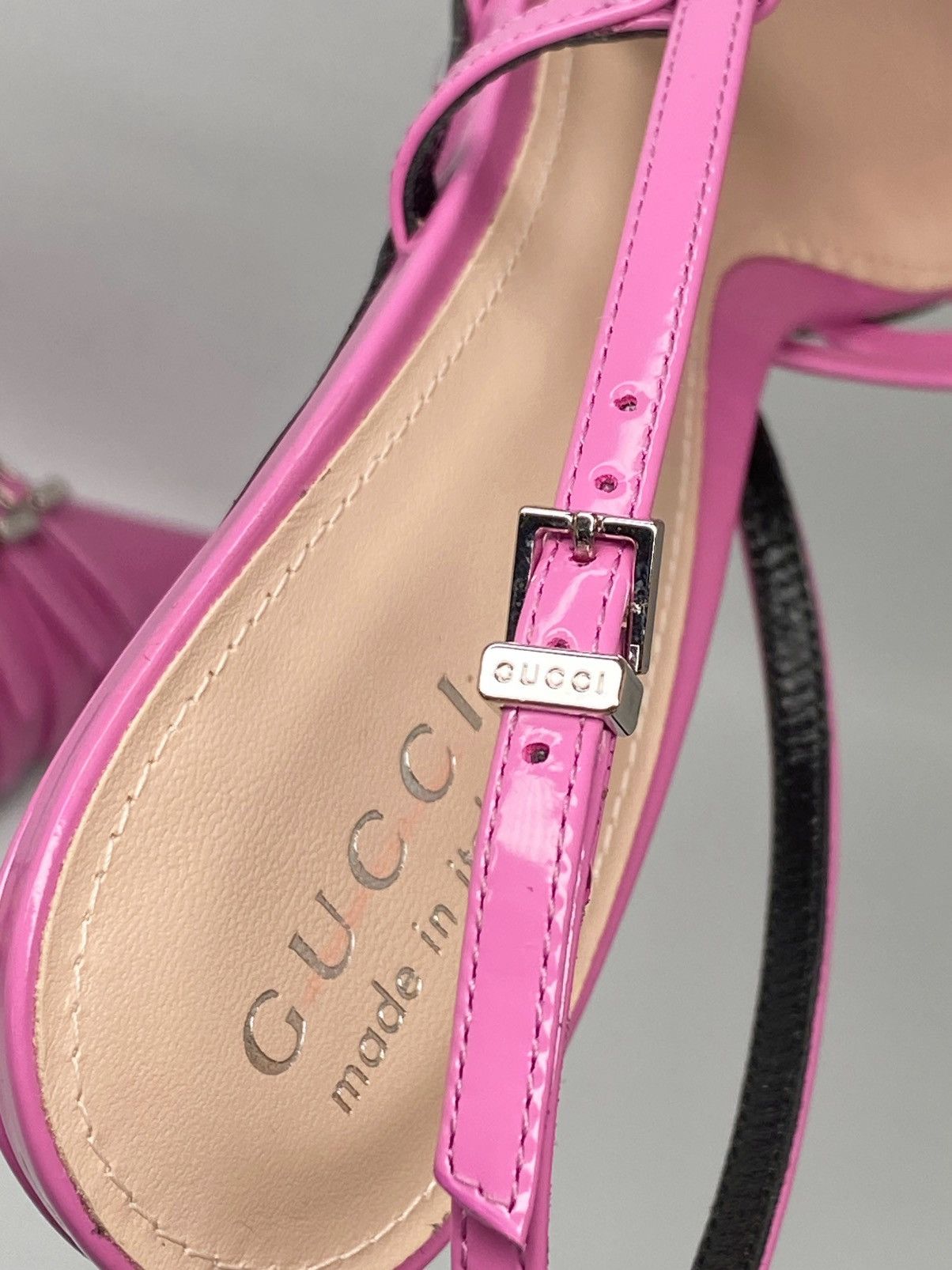 Gucci Gucci Seraphine 75MM Leather Slingback Pumps size 40 Size US 10 / IT 40 - 13 Thumbnail