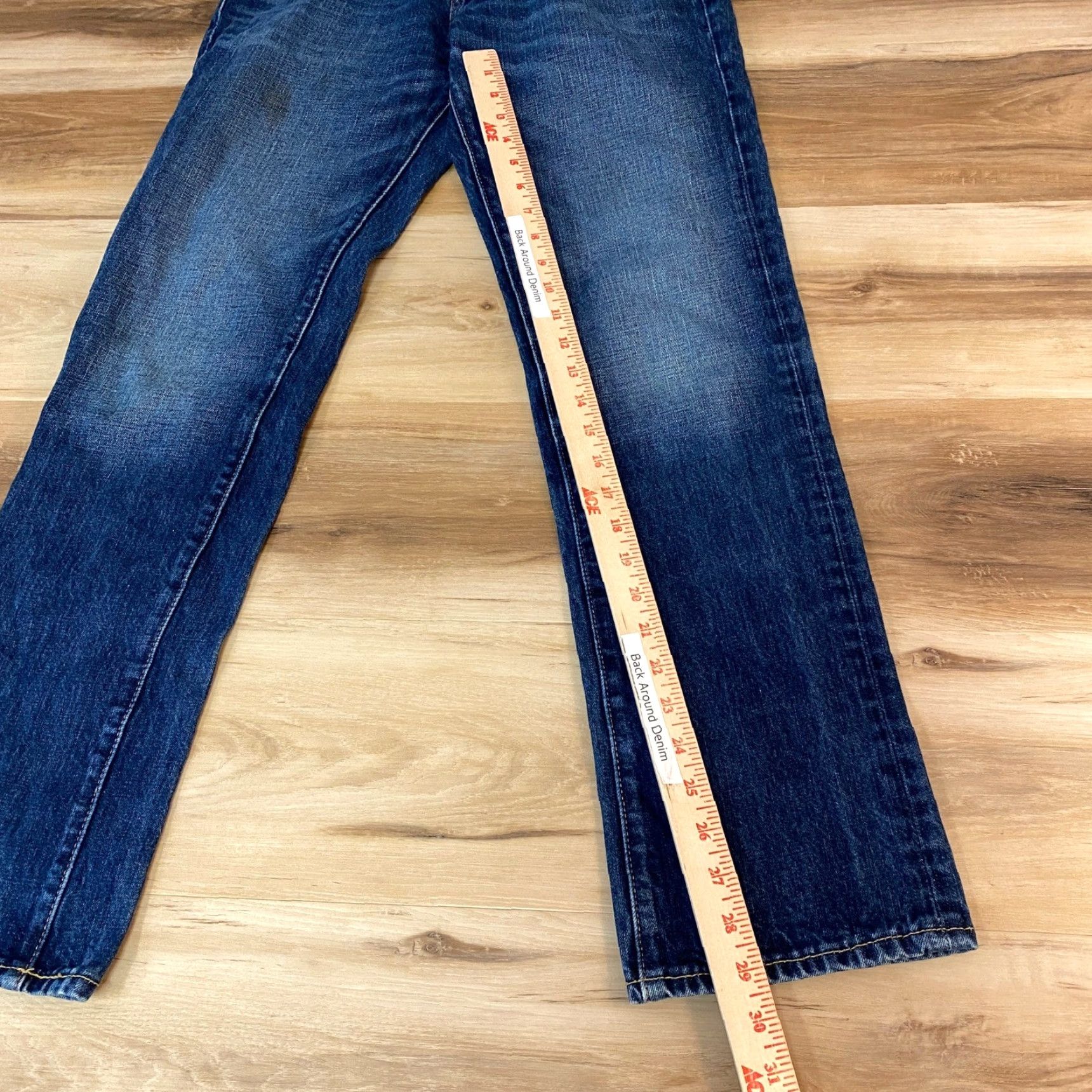 Abercrombie & Fitch Abercrombie & Fitch Jeans Men 30x30 Slim Straight Dark Wash Button Fly Denim Casual Everyday Size US 30 / EU 46 - 6 Thumbnail