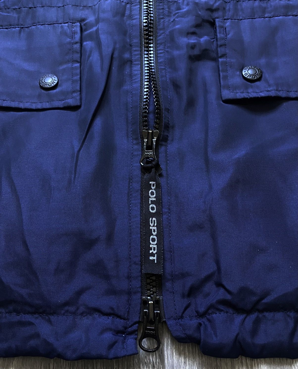 Polo Ralph Lauren Polo Sport Ralph Lauren Shimmer Navy Nylon Jacket Adjustable Size US L / EU 52-54 / 3 - 14 Thumbnail