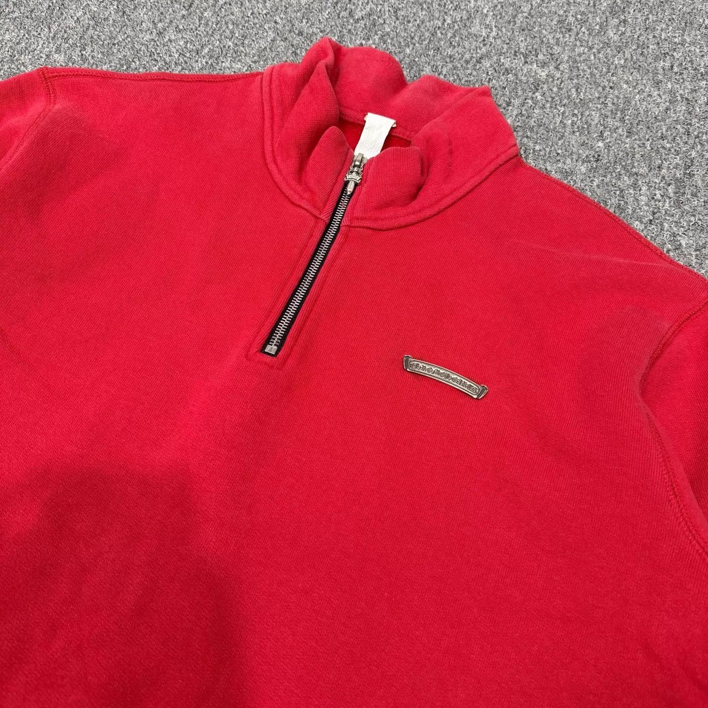 Chrome Hearts Chrome Hearts Red Cross Half-Zip Sweatshirt L New Size US L / EU 52-54 / 3 - 3 Thumbnail
