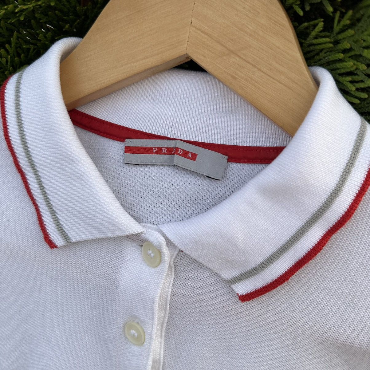 Prada Vintage Prada Long-sleeve T-shirts Basic Fit Y2K Style USA Size L / US 10 / IT 46 - 9 Thumbnail
