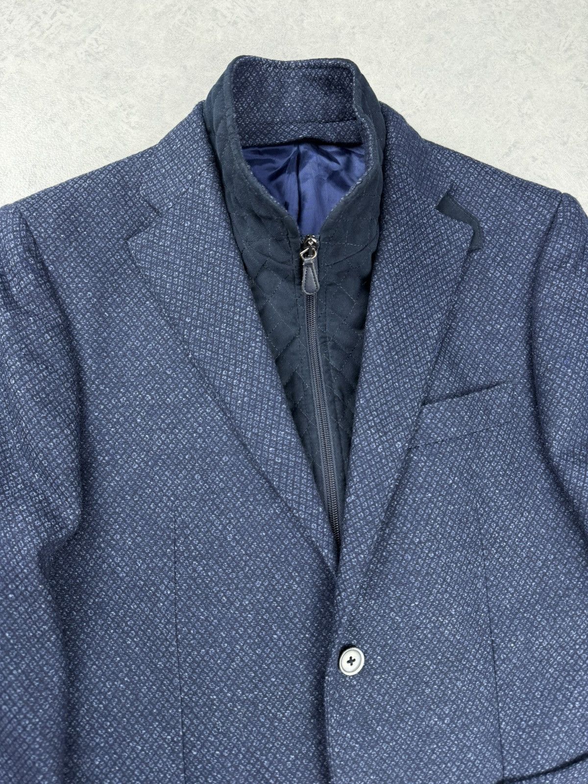 Boggi Boggi Milano Wool/Silk/Cashmere Blazer Jacket Size 48 R Size 38R - 4 Thumbnail