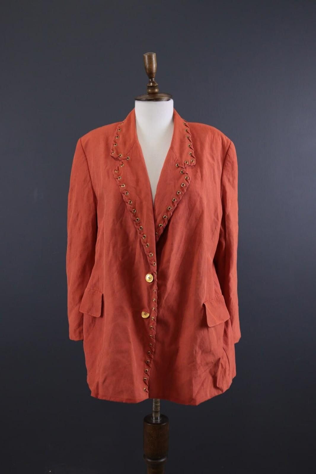 Christian Dior Monsieur Mondi Silk Linen Red Single Breasted Trench Coat Size 44 Size M / US 6-8 / IT 42-44 - 1 Thumbnail