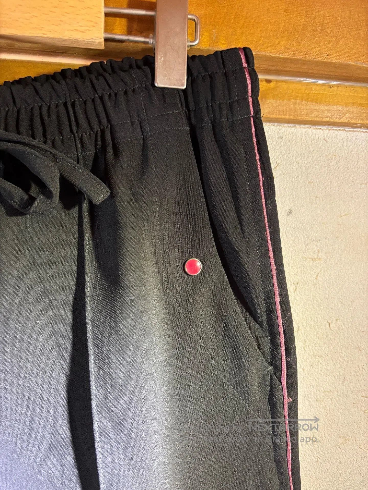 Needles Needles Trimmed Flared Pants. Size 37" - 2 Thumbnail