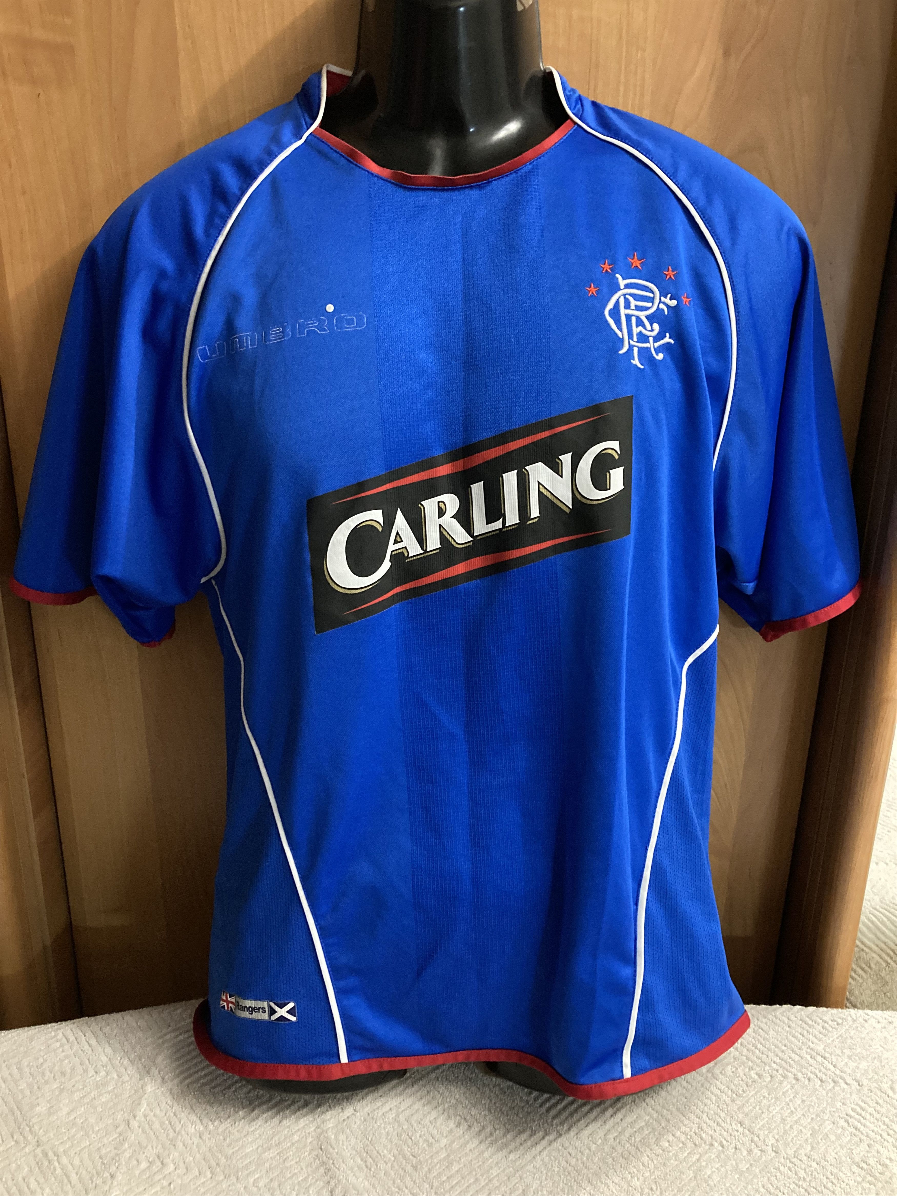 Chelsea Soccer × Umbro Rangers 2005-2006 Home Soccer Jersey Shirt Size US M / EU 48-50 / 2 - 1 Thumbnail