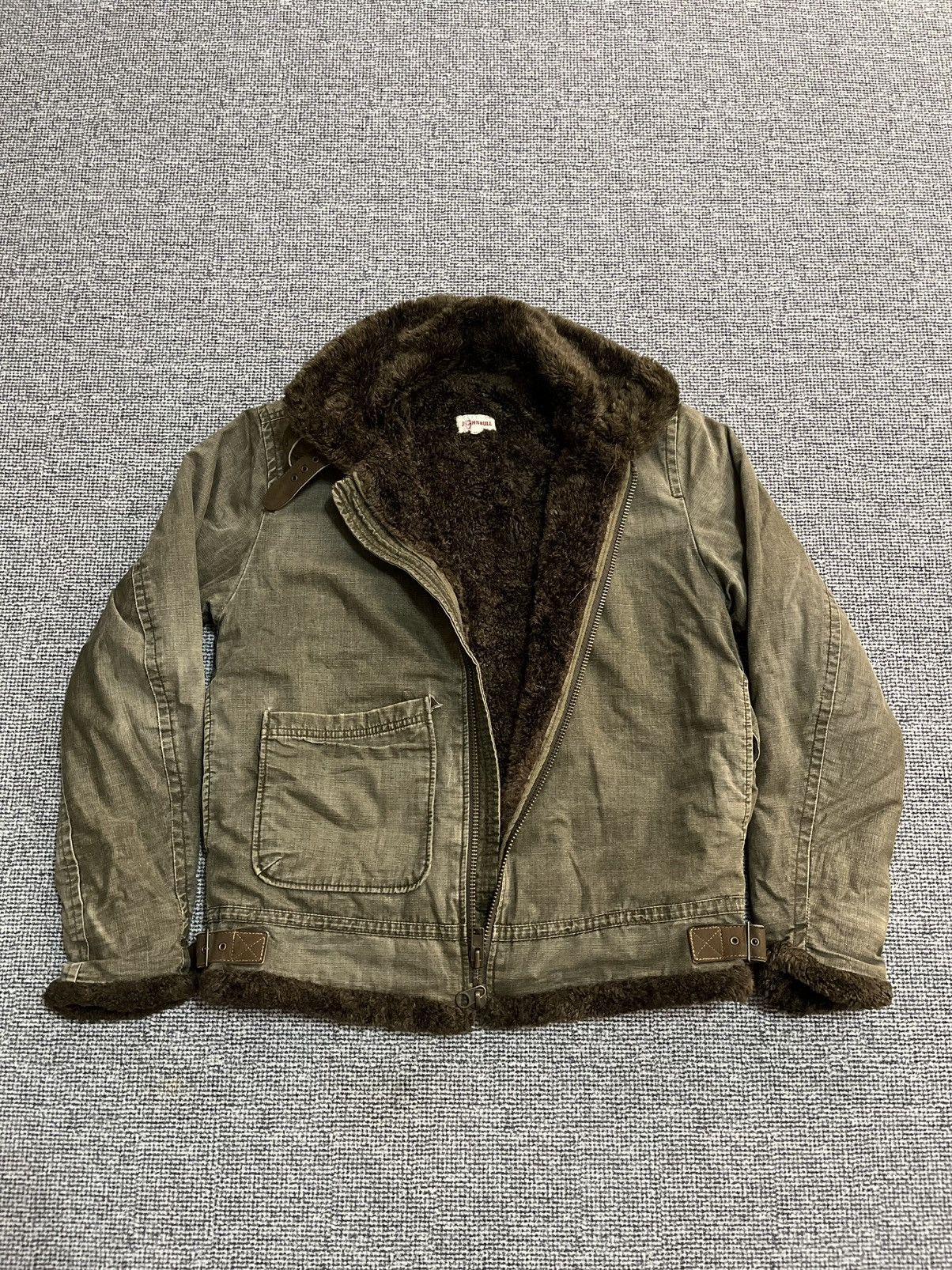 Johnbull Vintage Johnbull Inner Fur Jacket like B 3 Jacket Size US M / EU 48-50 / 2 - 3 Thumbnail