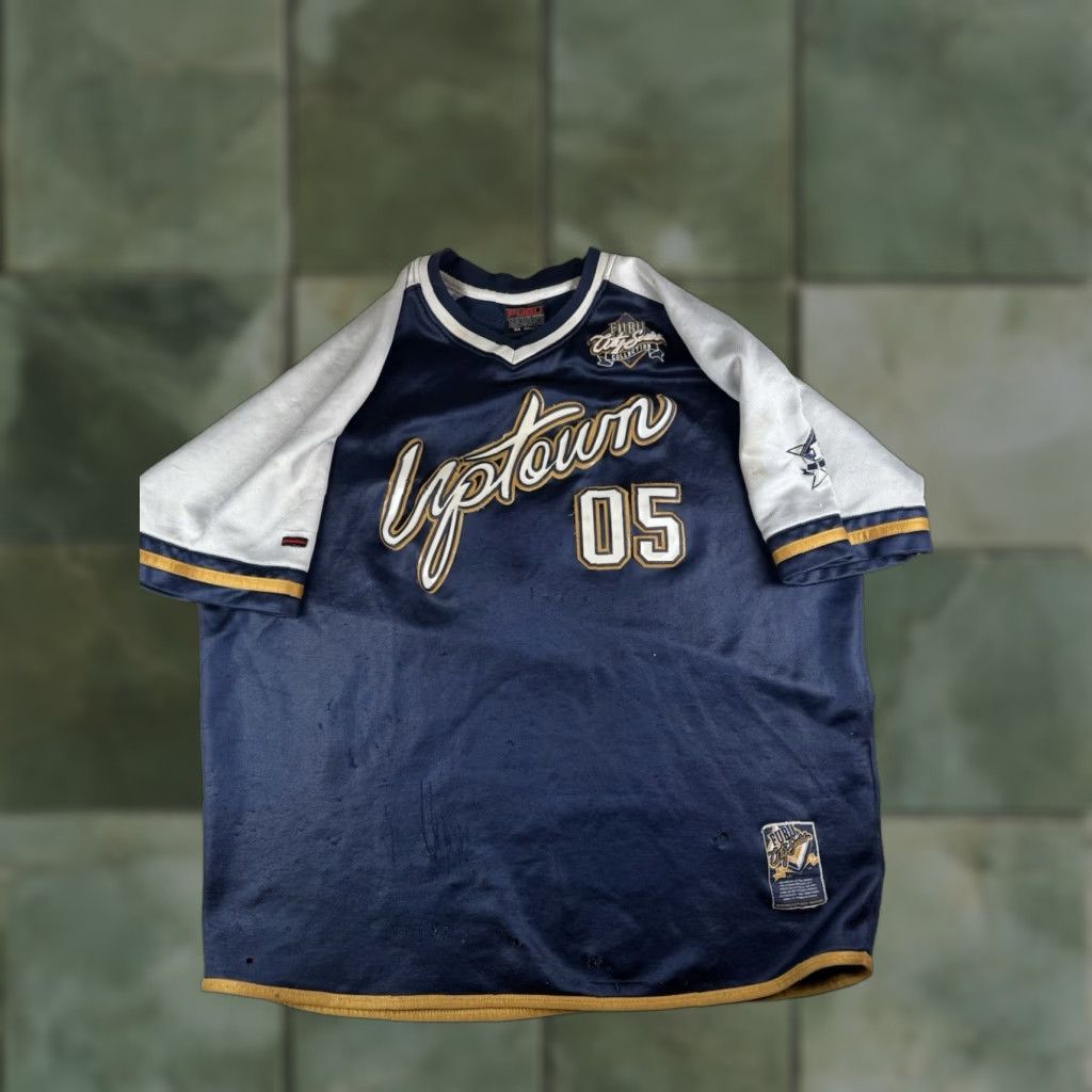 Fubu VINTAGE 90s FUBU Jersey Athletic League Men's 3XL Blue 90s Limited Edition Jersey Men Activewear Size US XXL / EU 58 / 5 - 1 Thumbnail