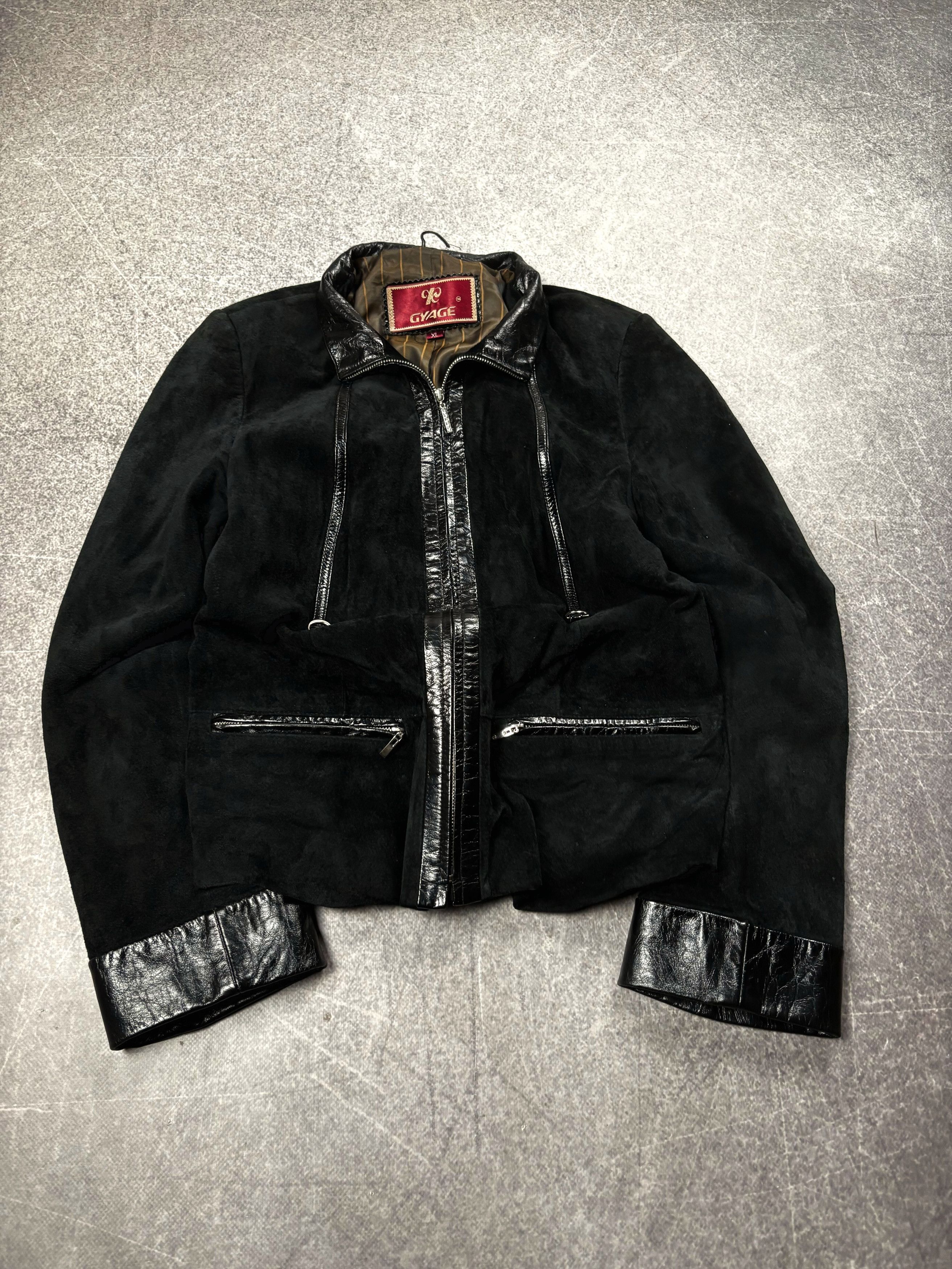 Vintage Vintage Suede Leather Jacket Minimal Archive Style Size US S / EU 44-46 / 1 - 3 Thumbnail