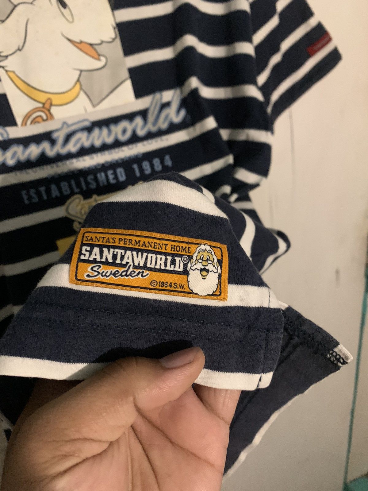 Anime × Vintage Santa word tee Size US M / EU 48-50 / 2 - 6 Thumbnail