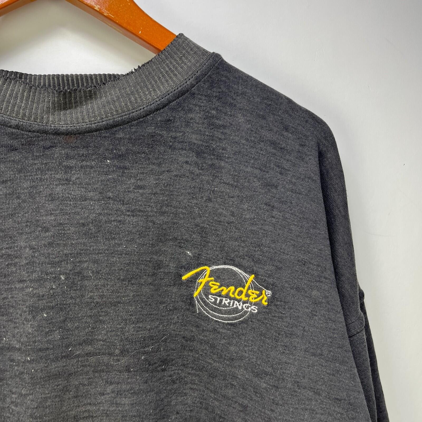 Fender Vintage Fender Strings Guitar Sun Faded Sweatshirt 2XL Size US XXL / EU 58 / 5 - 3 Thumbnail