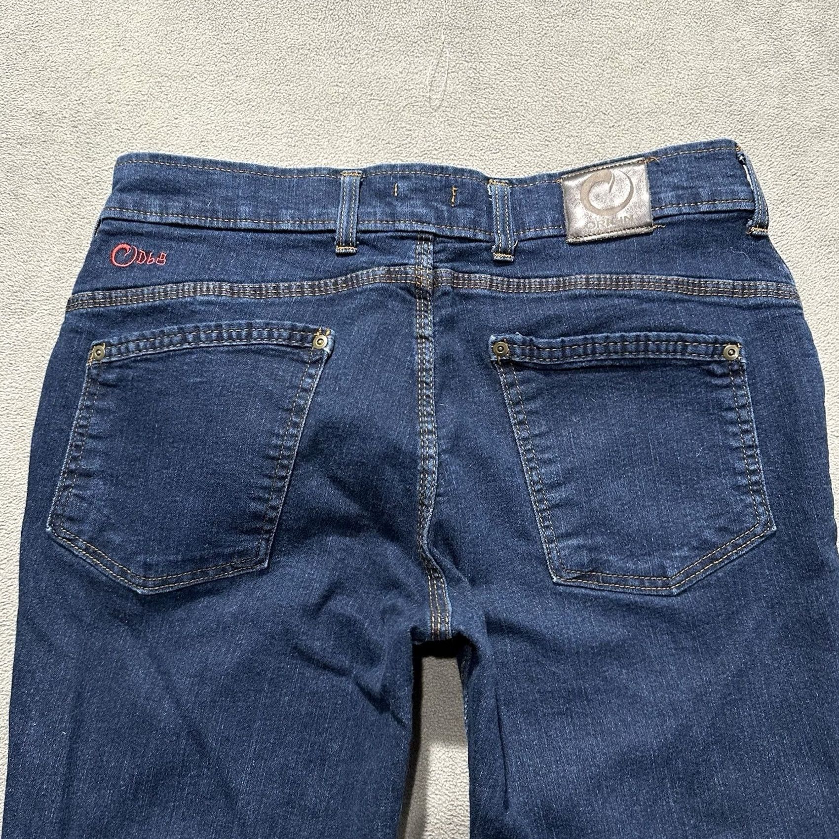 Vintage Origin Jeans Mens 34 Blue Denim Slim Fit Dark Wash Hemmed READ Size US 33 - 4 Thumbnail